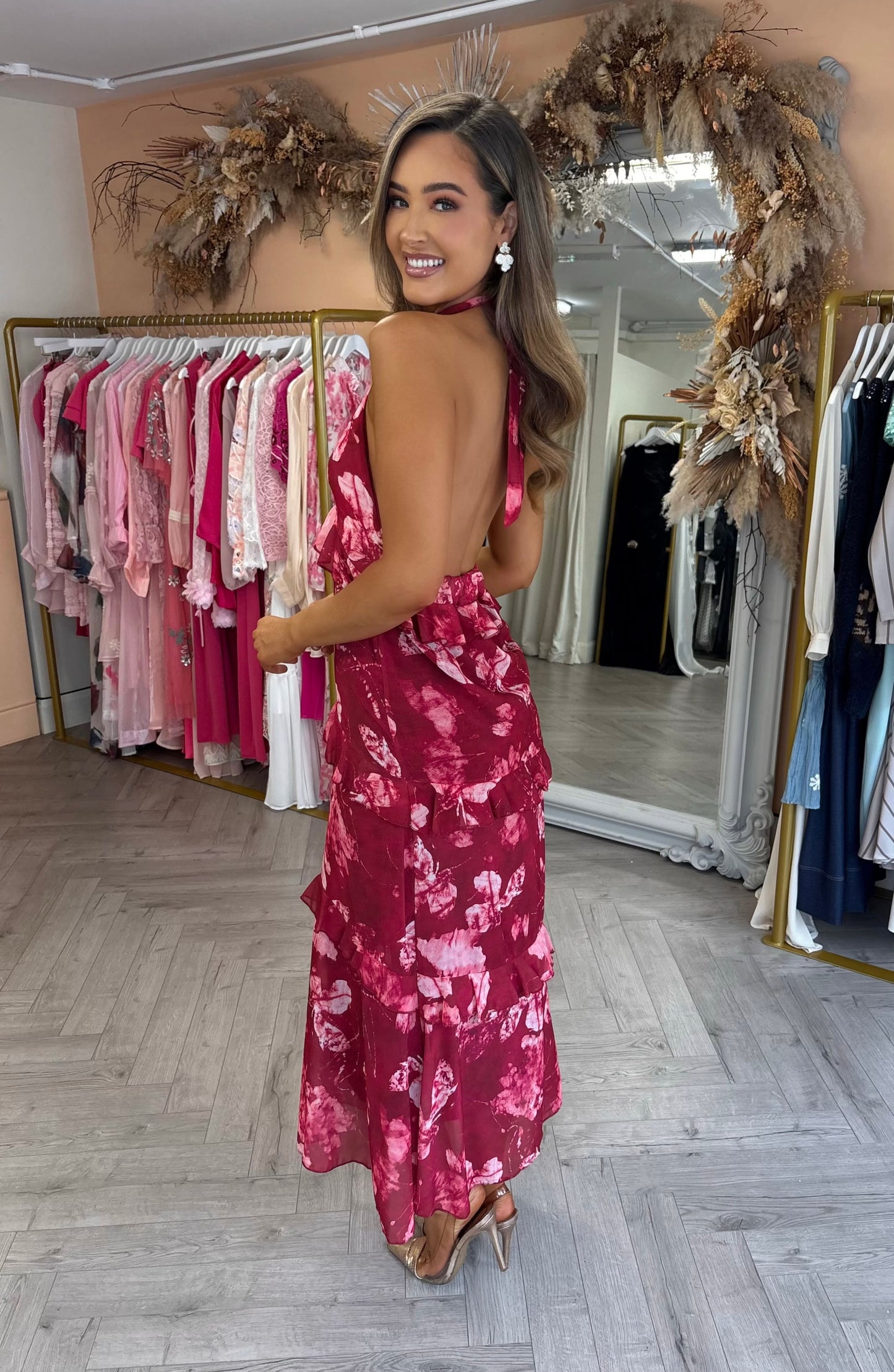 Harper Dress Red