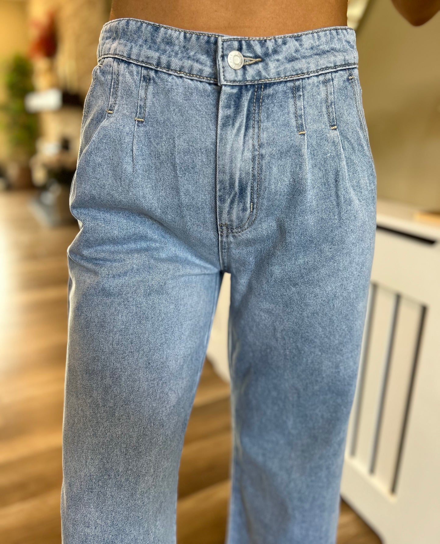 Jordan Boyfriend Jean Light Wash