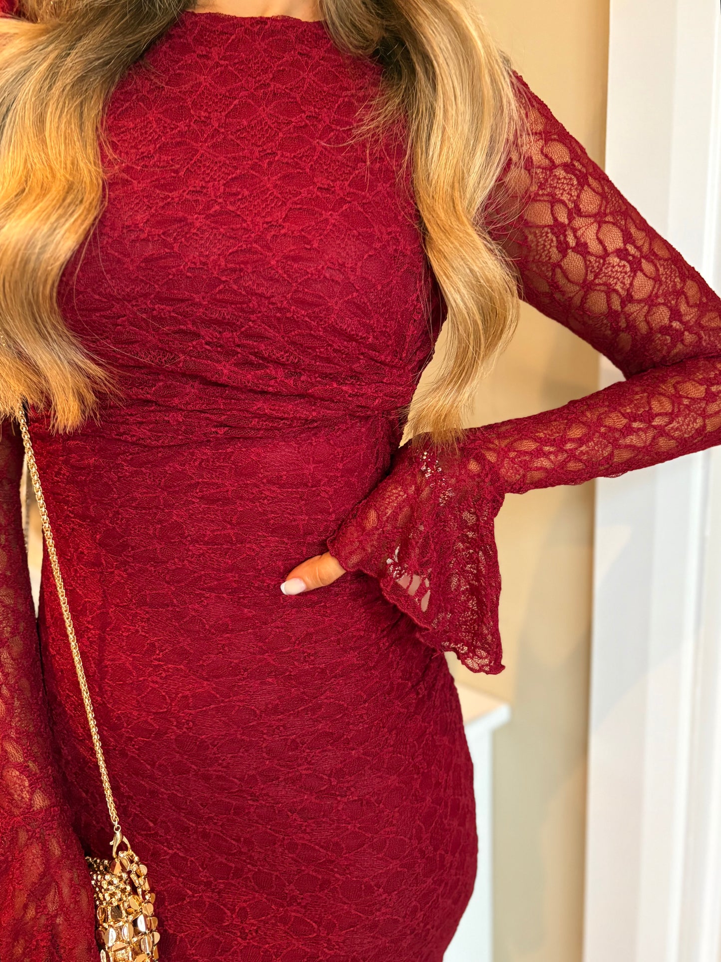 Baxley Dress Red