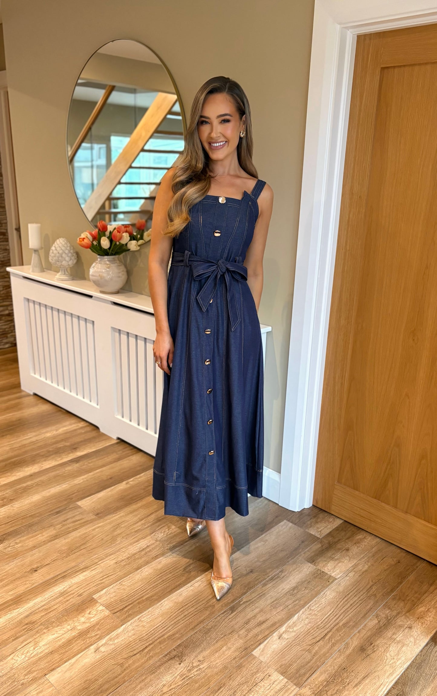 Fifi Dress Dark Denim