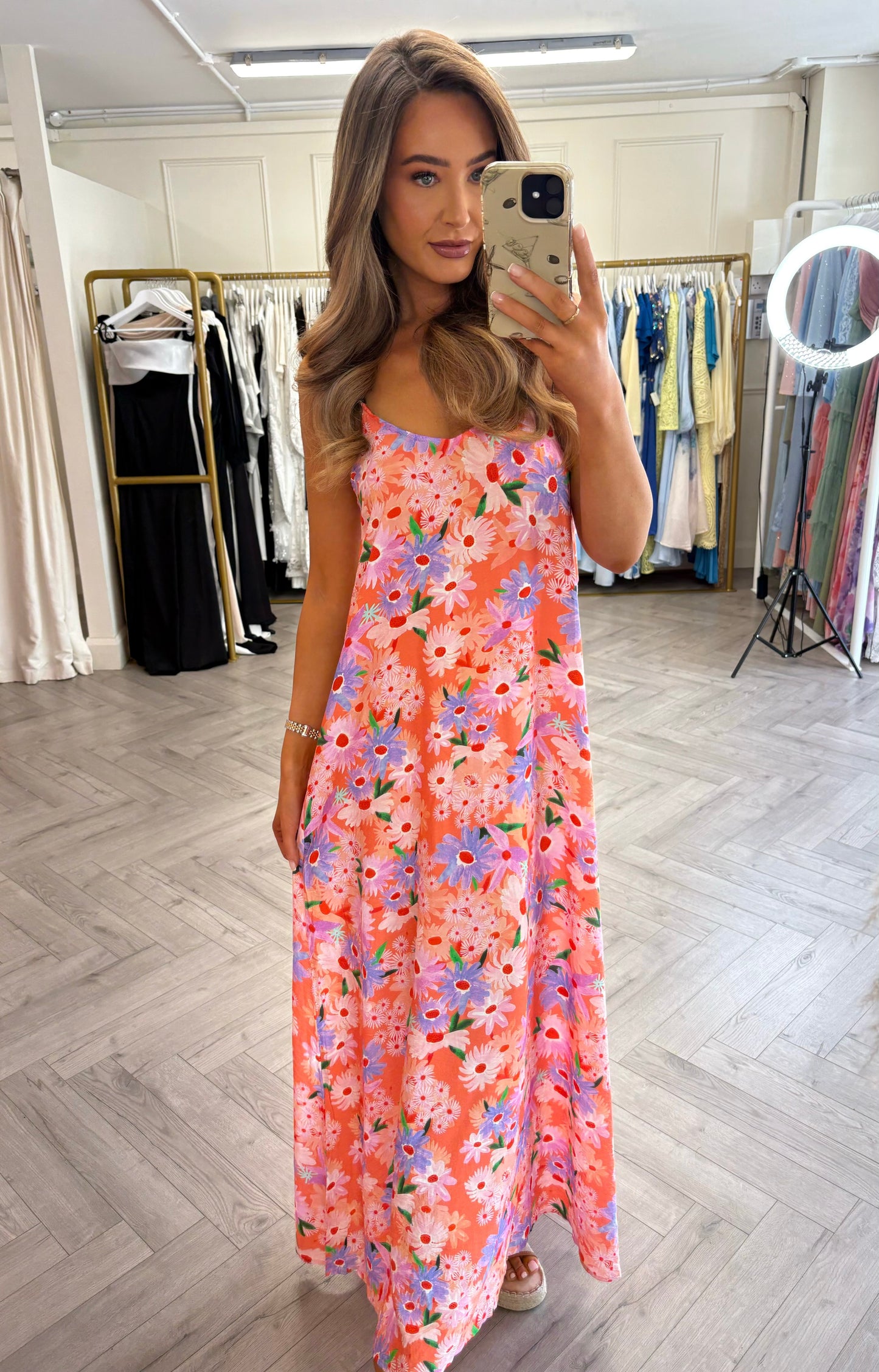 Sorena Dress Peach