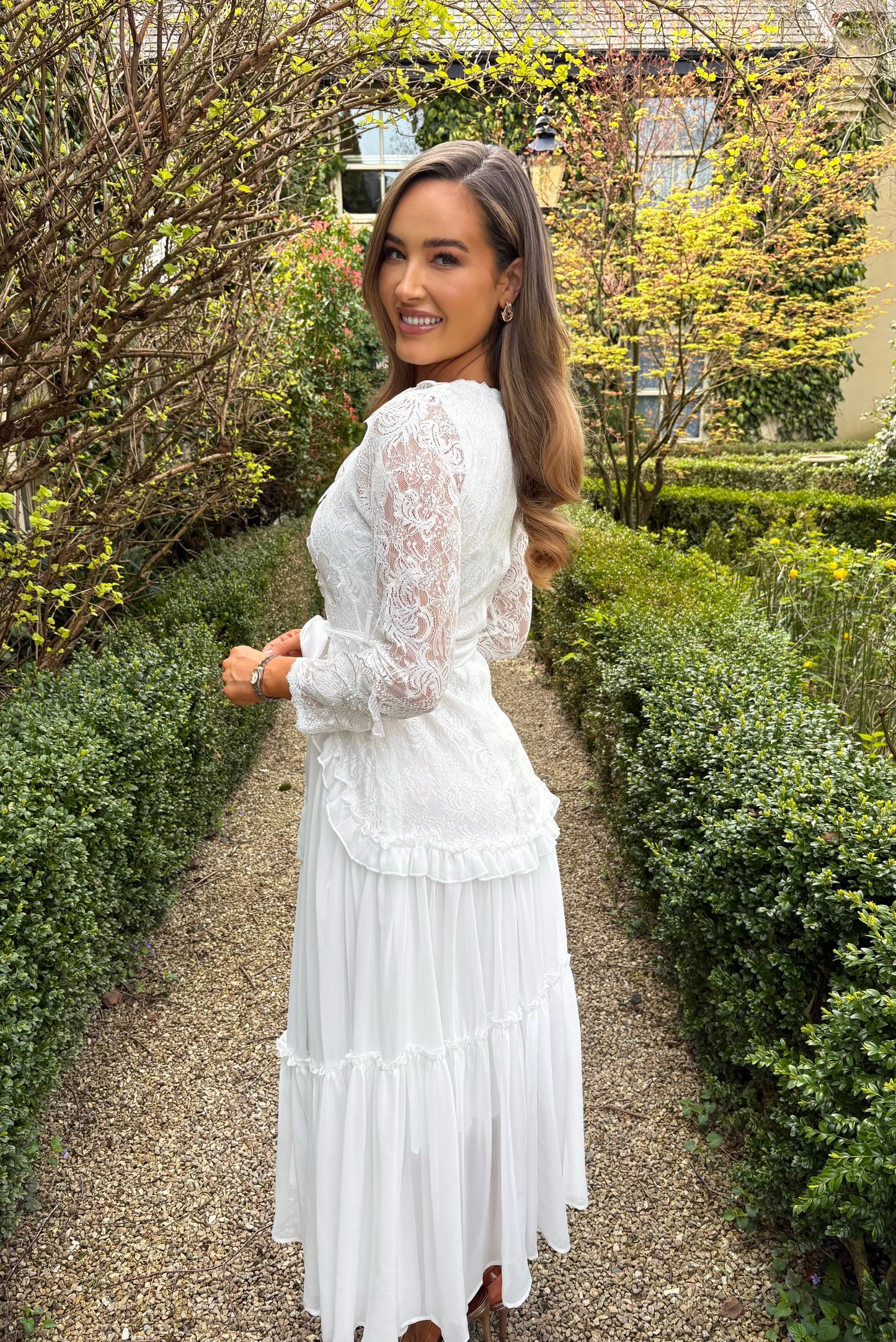 Magnolia Dress White