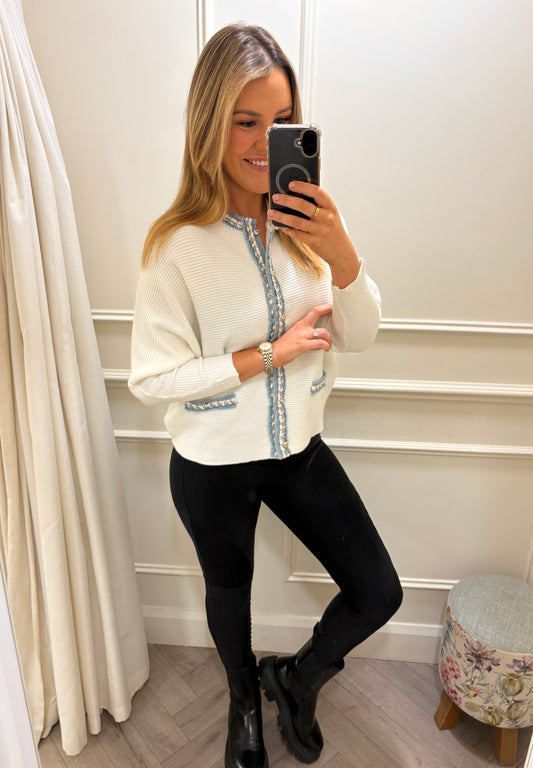 Lillia Knit White