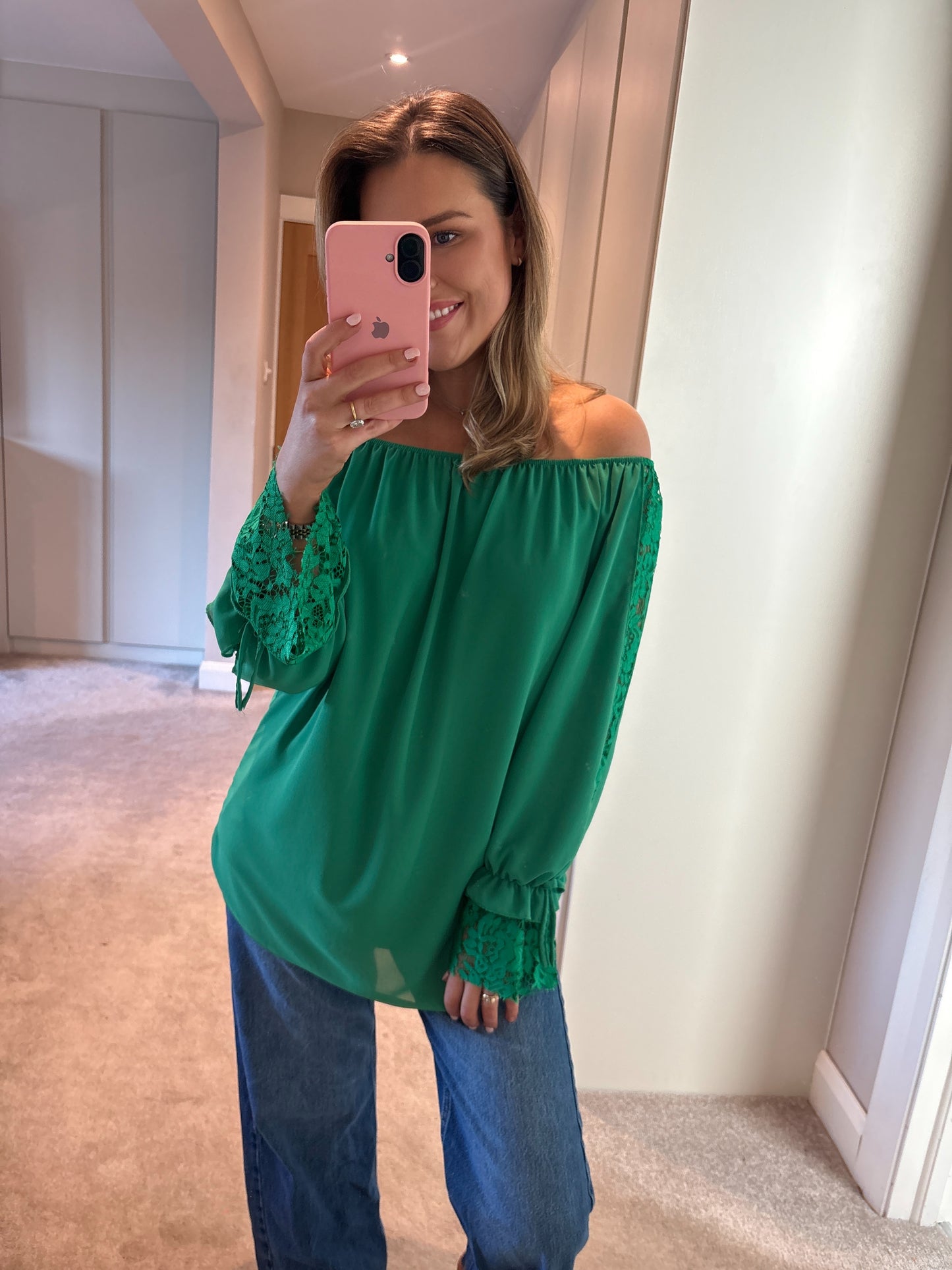 Laci Top Green