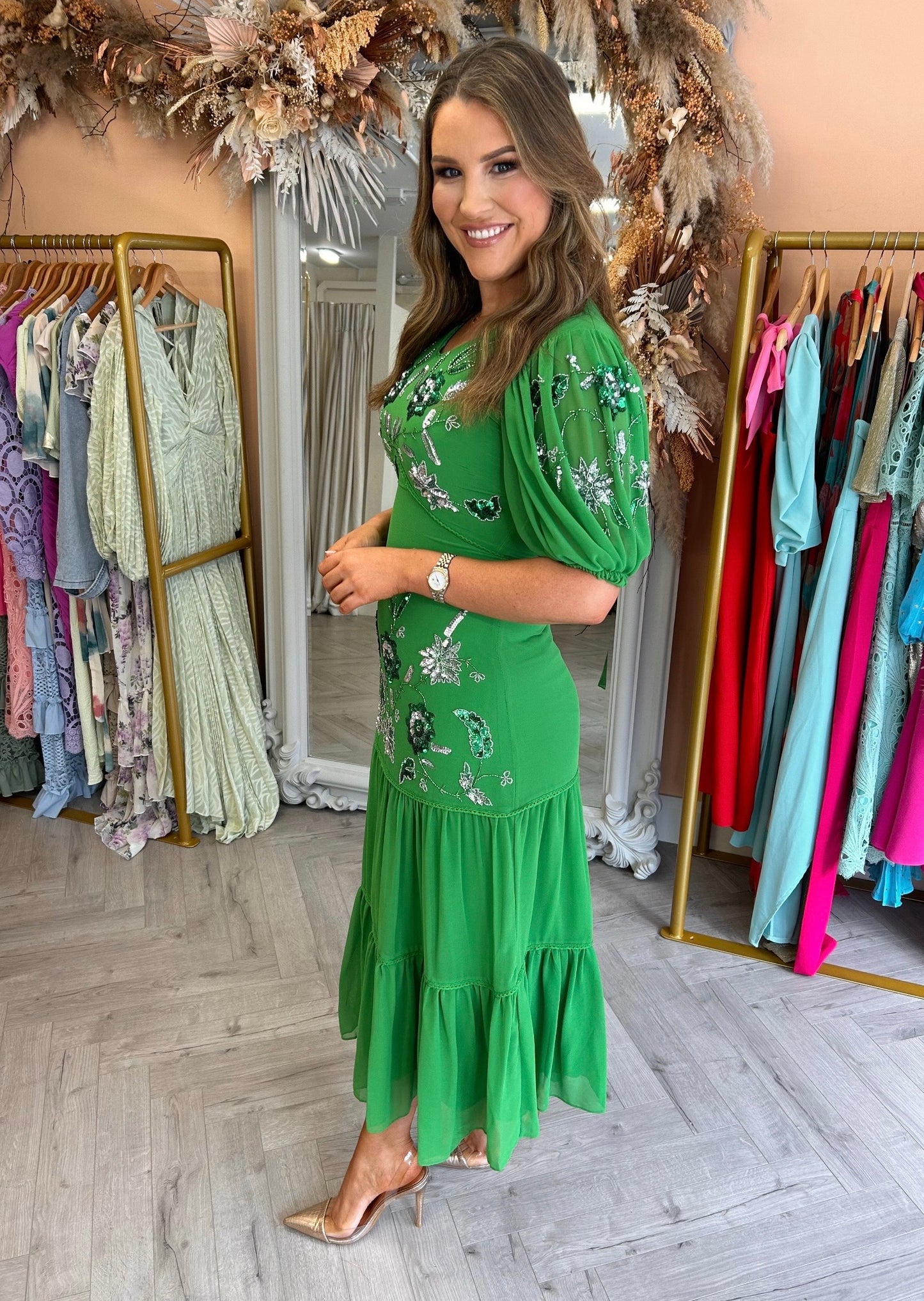 Gina Dress Green