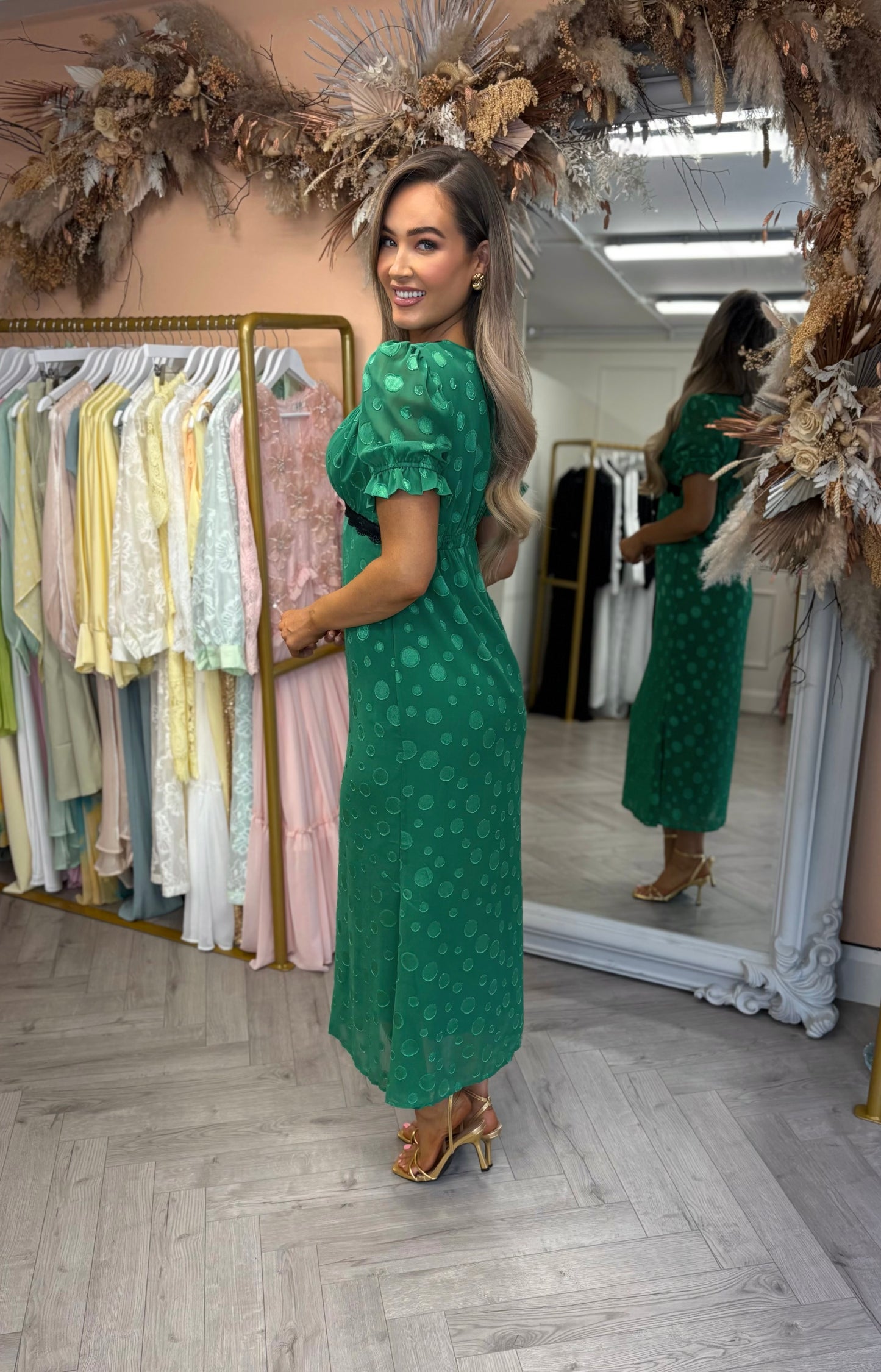 Isona Dress Green