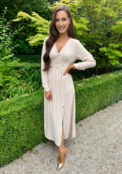 Oria Dress Beige
