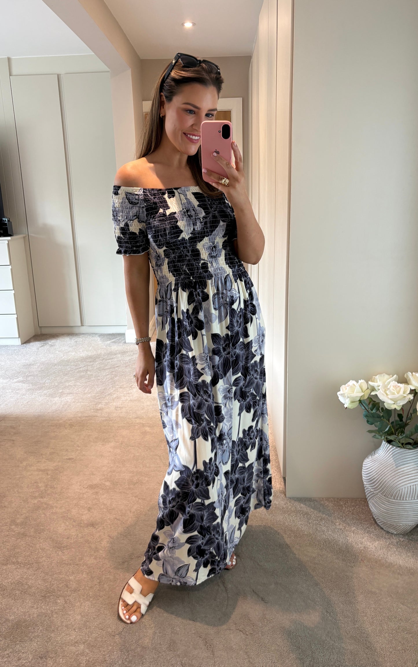 Loretta Dress Navy