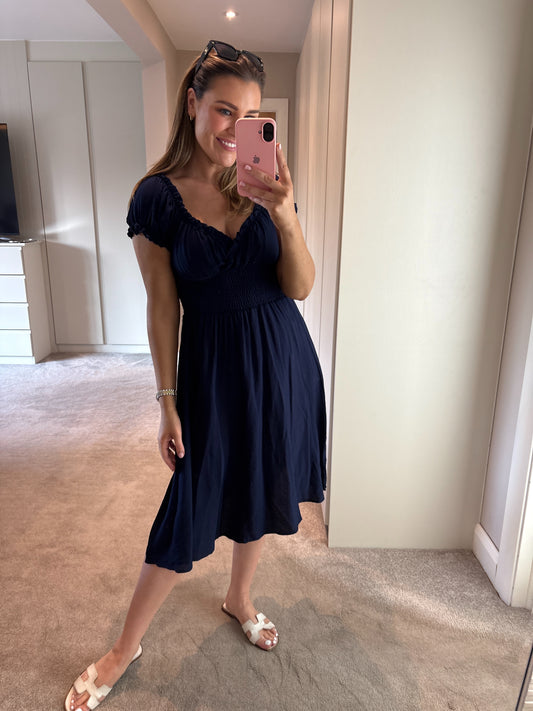 Donna Dress Navy