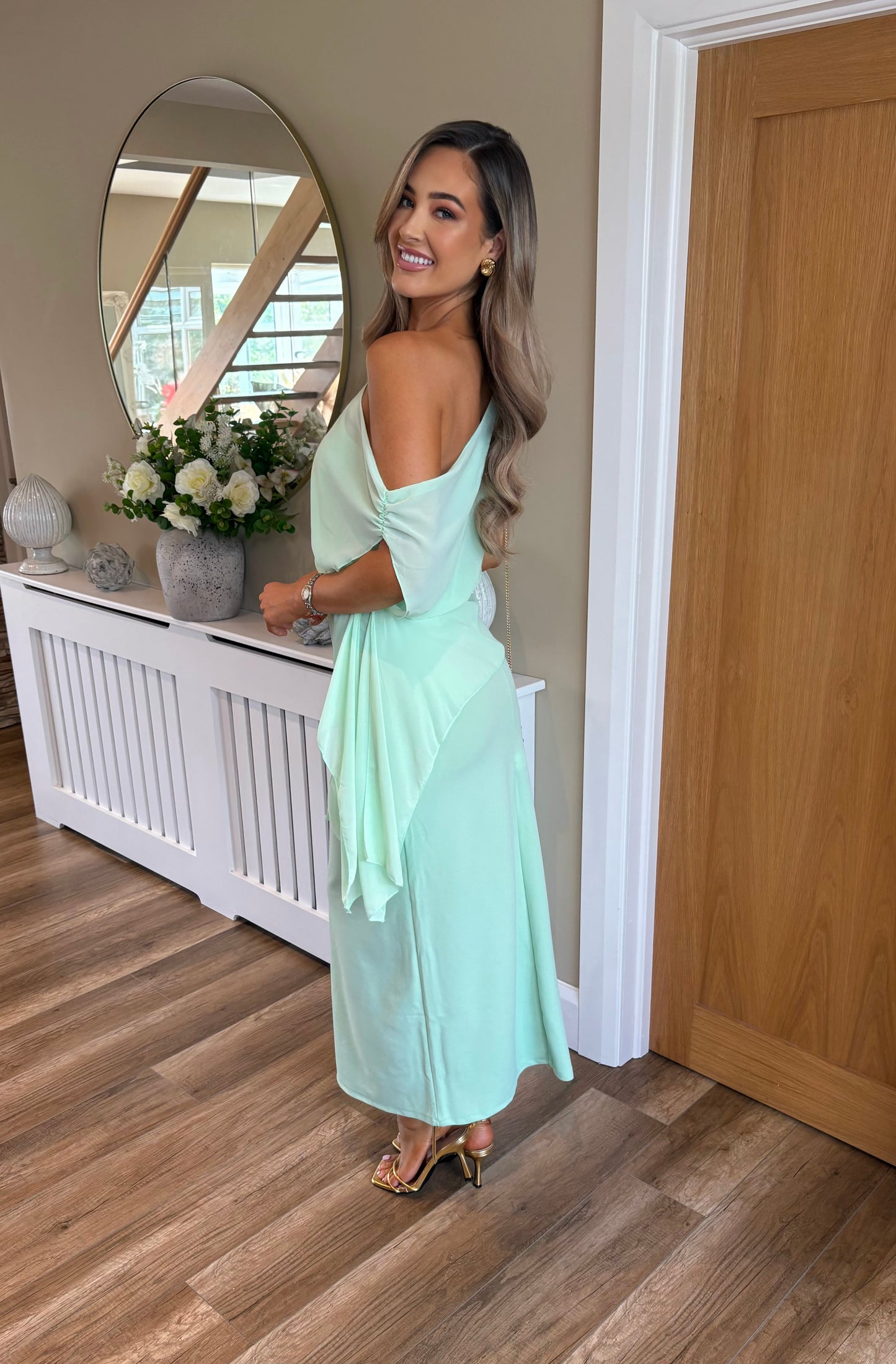 Alejandra Dress Turquoise