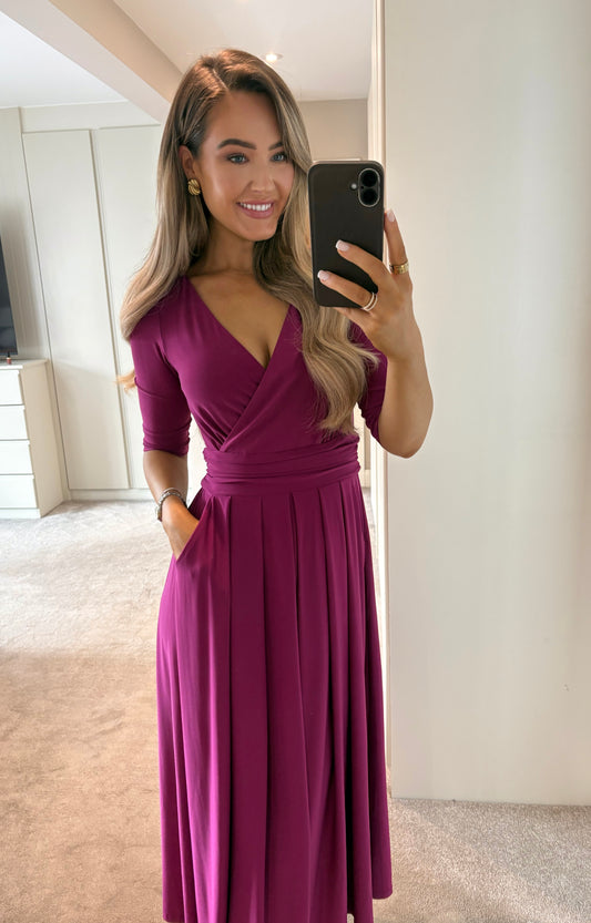 Knox Dress Magenta