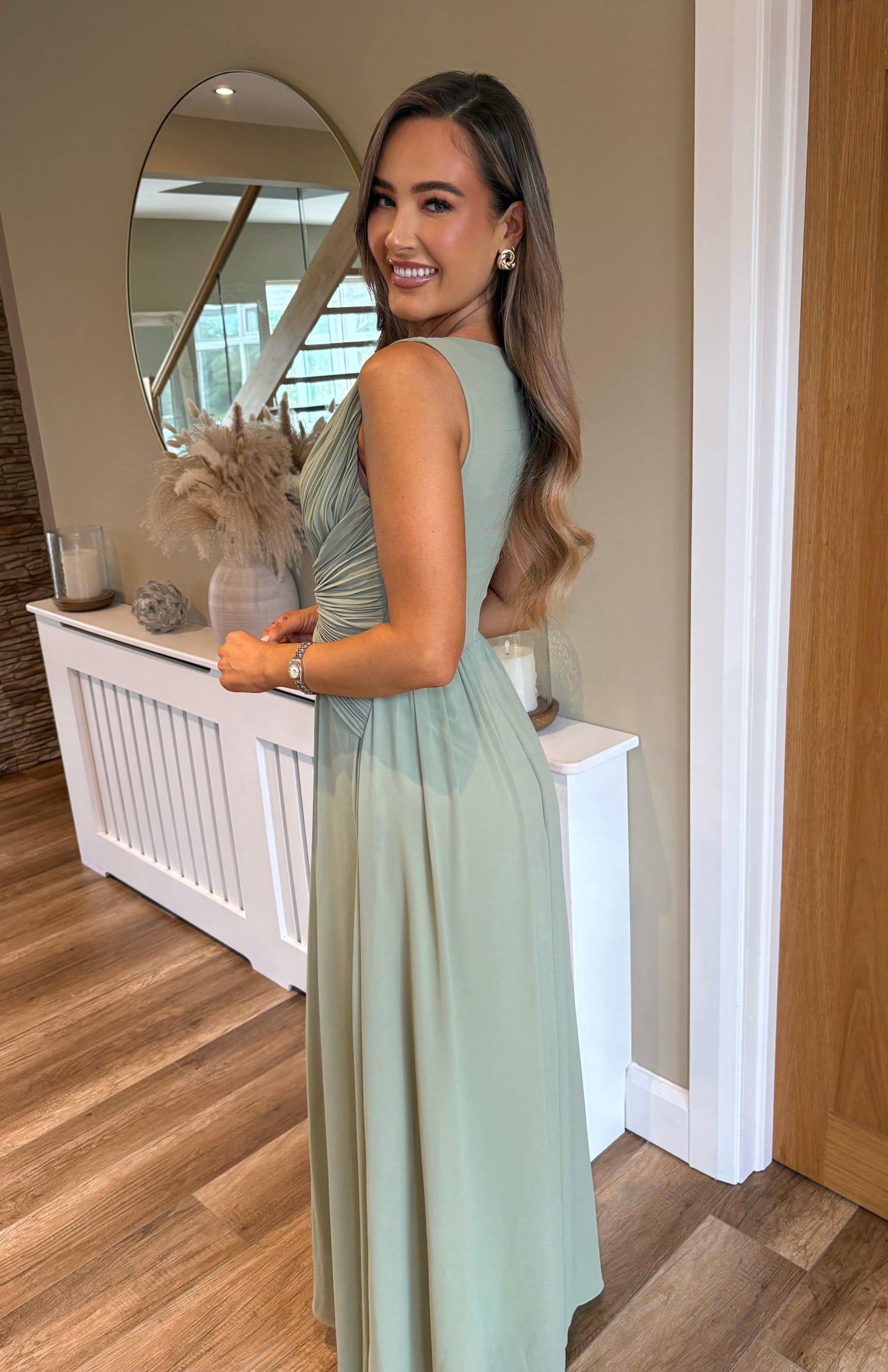 Dani Dress Sage Green