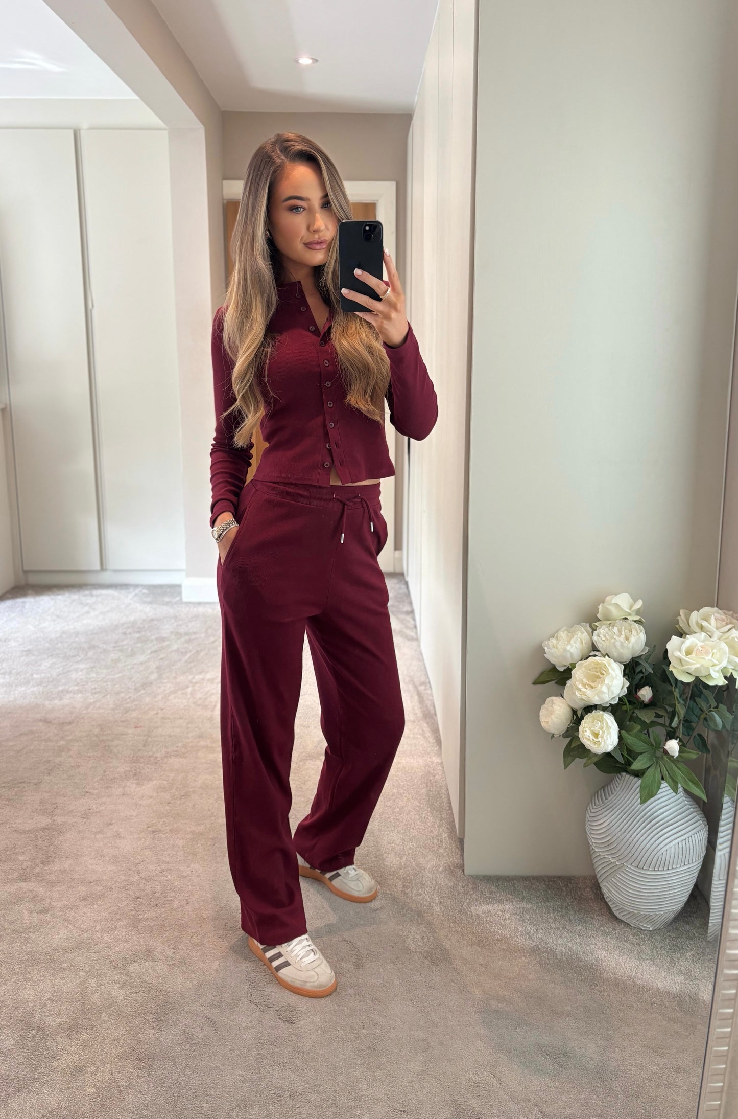 Sydney Two Piece Burgundy