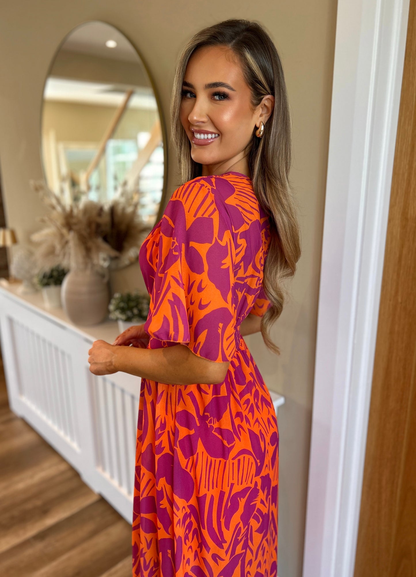 Rhia Dress Orange