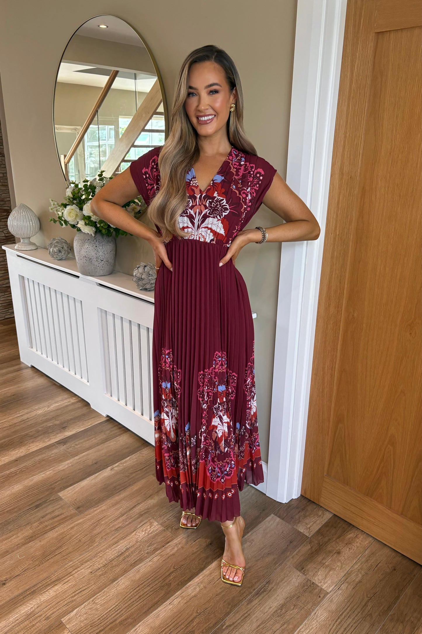 Remi Dress Maroon