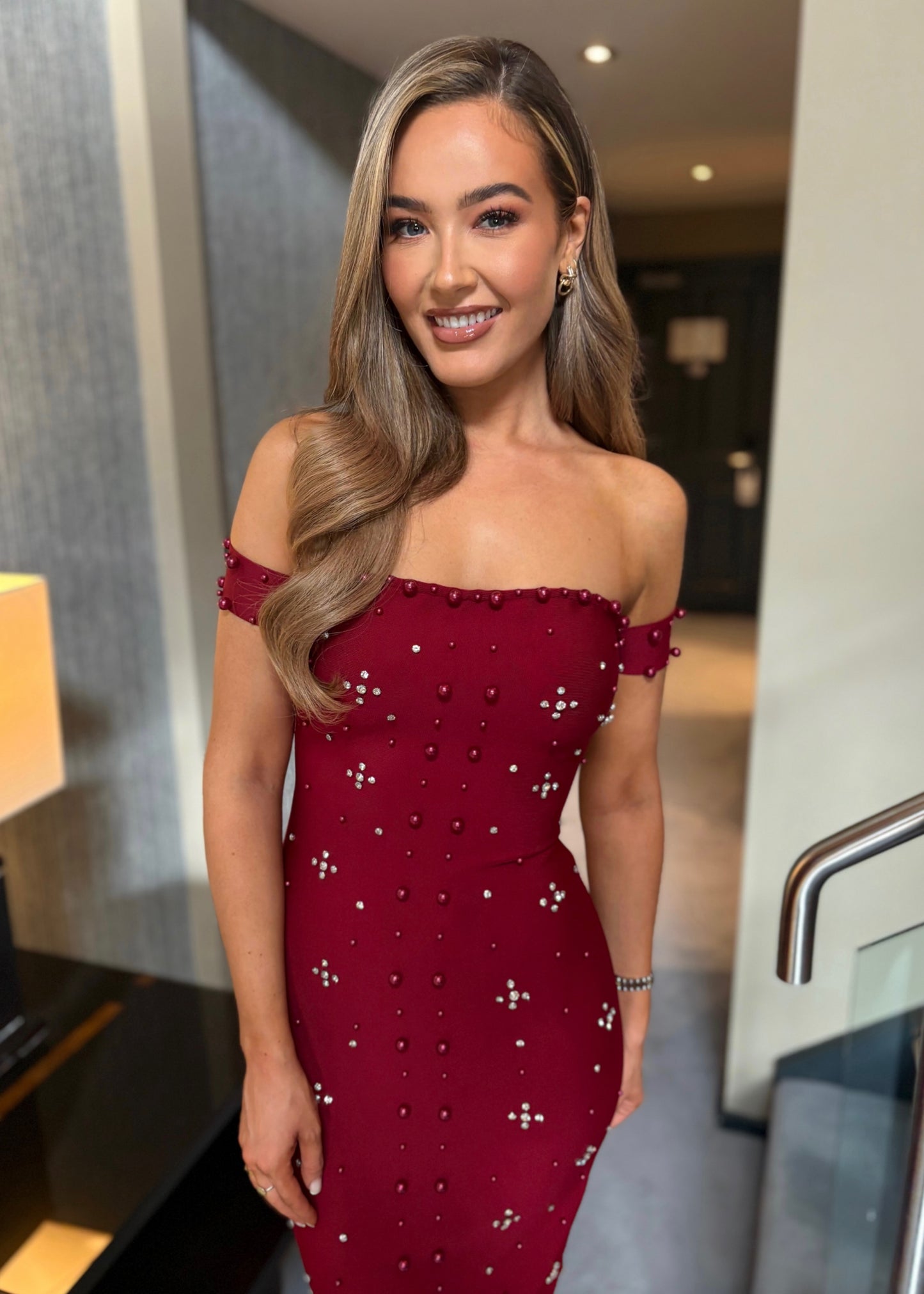 Odabelle Dress Burgundy