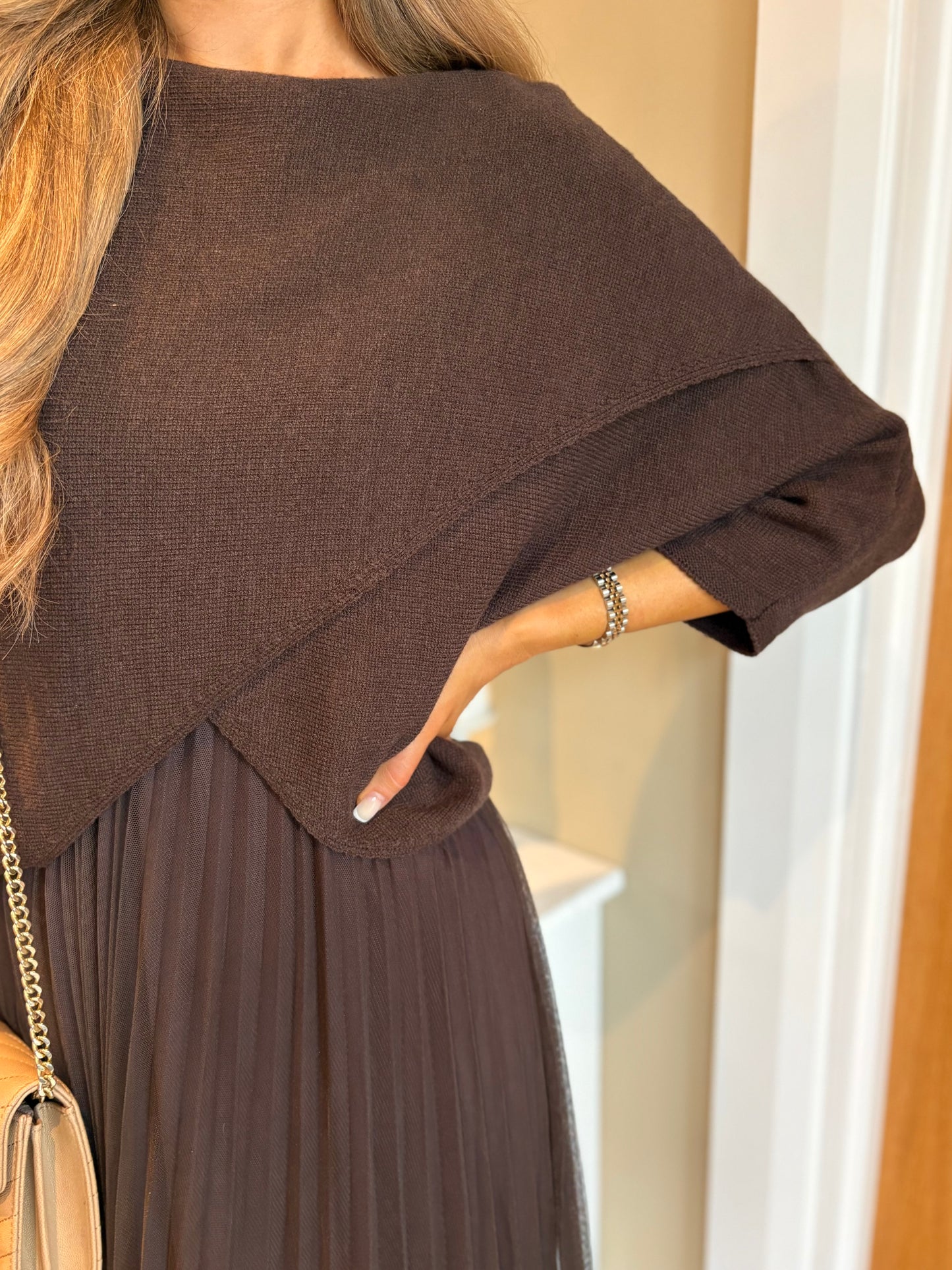 Dollie Dress Brown