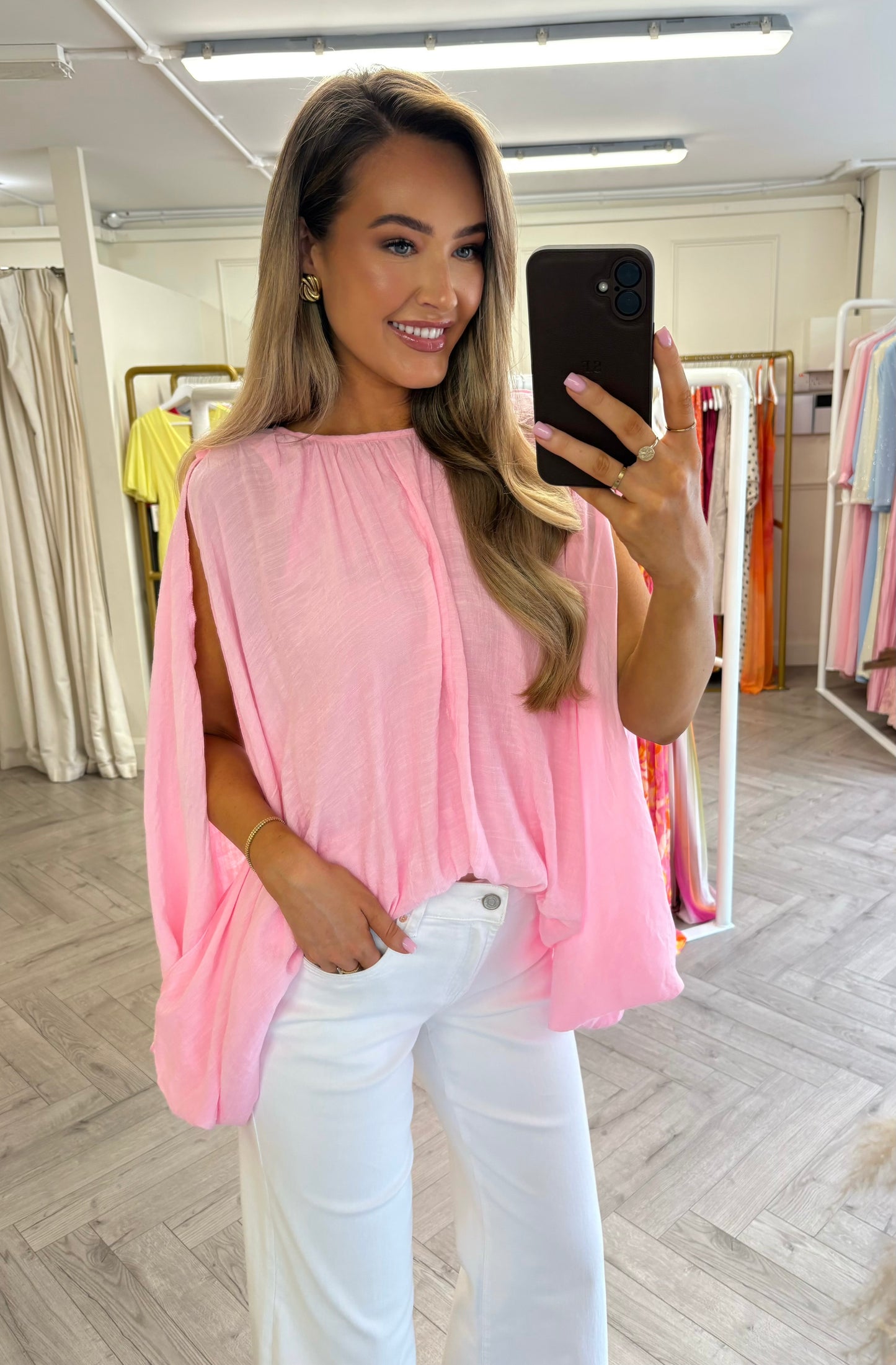 Leera Top Pink