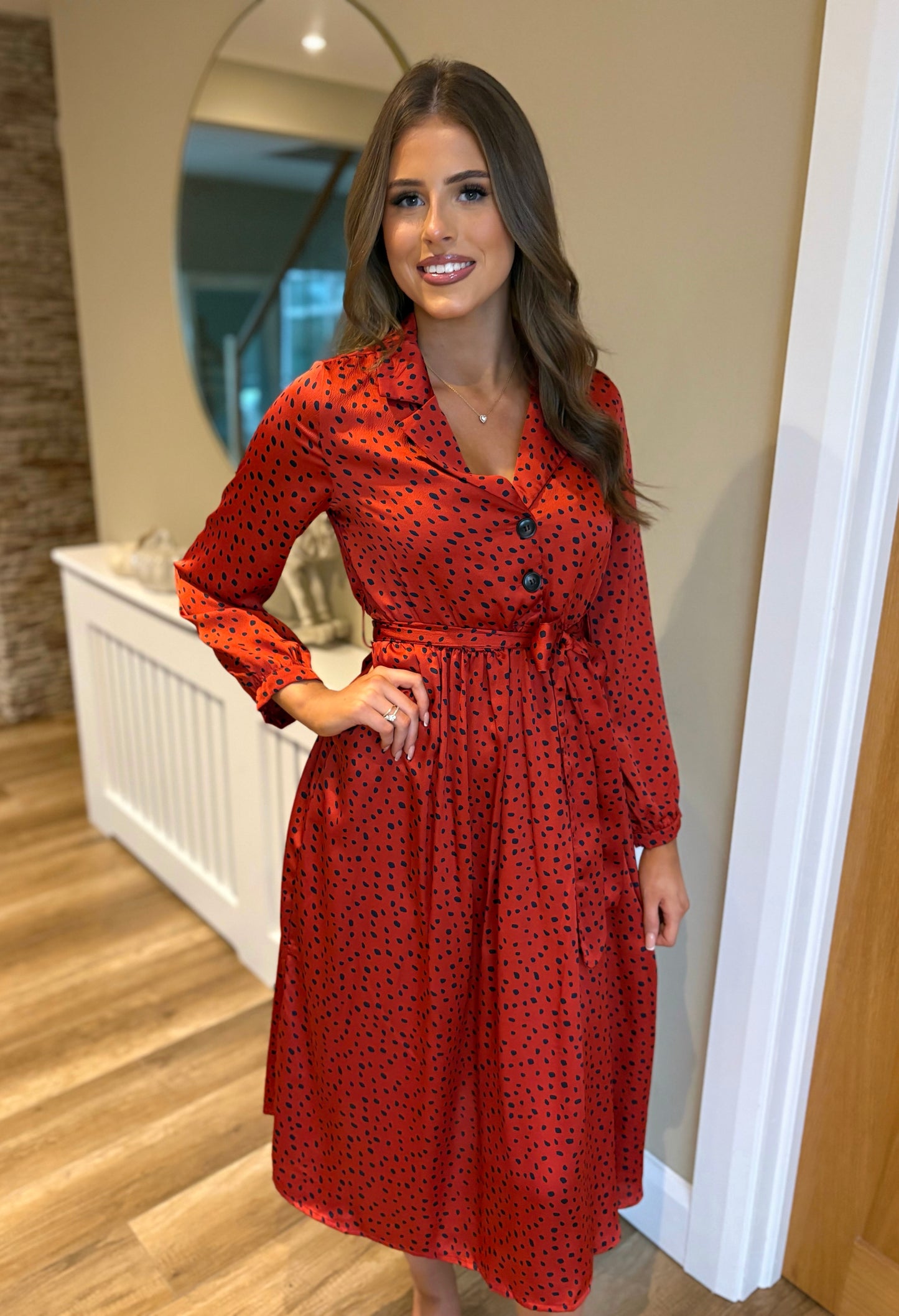 Makayla Dress Orange