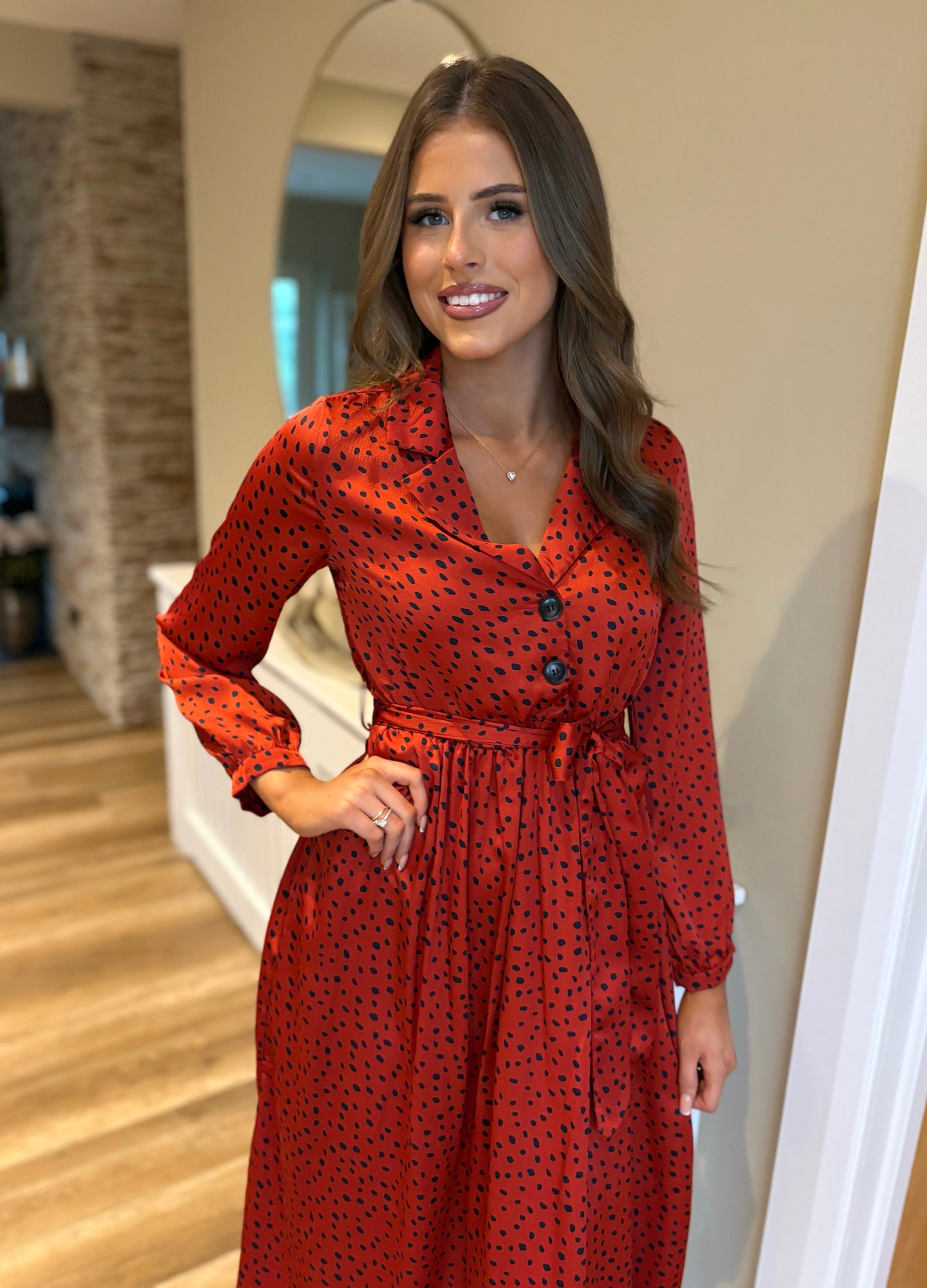 Makayla Dress Orange