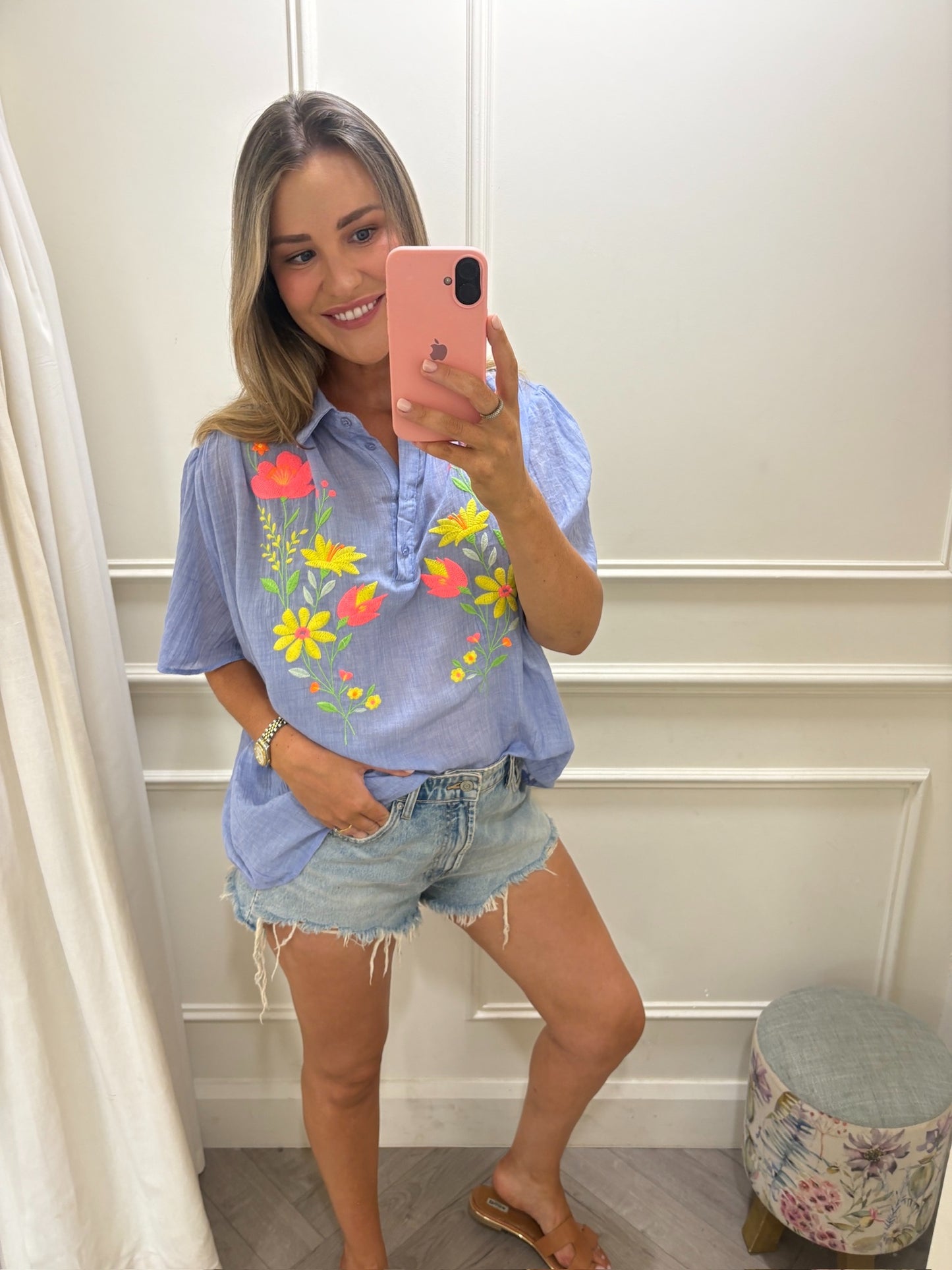 Pippa Top Blue
