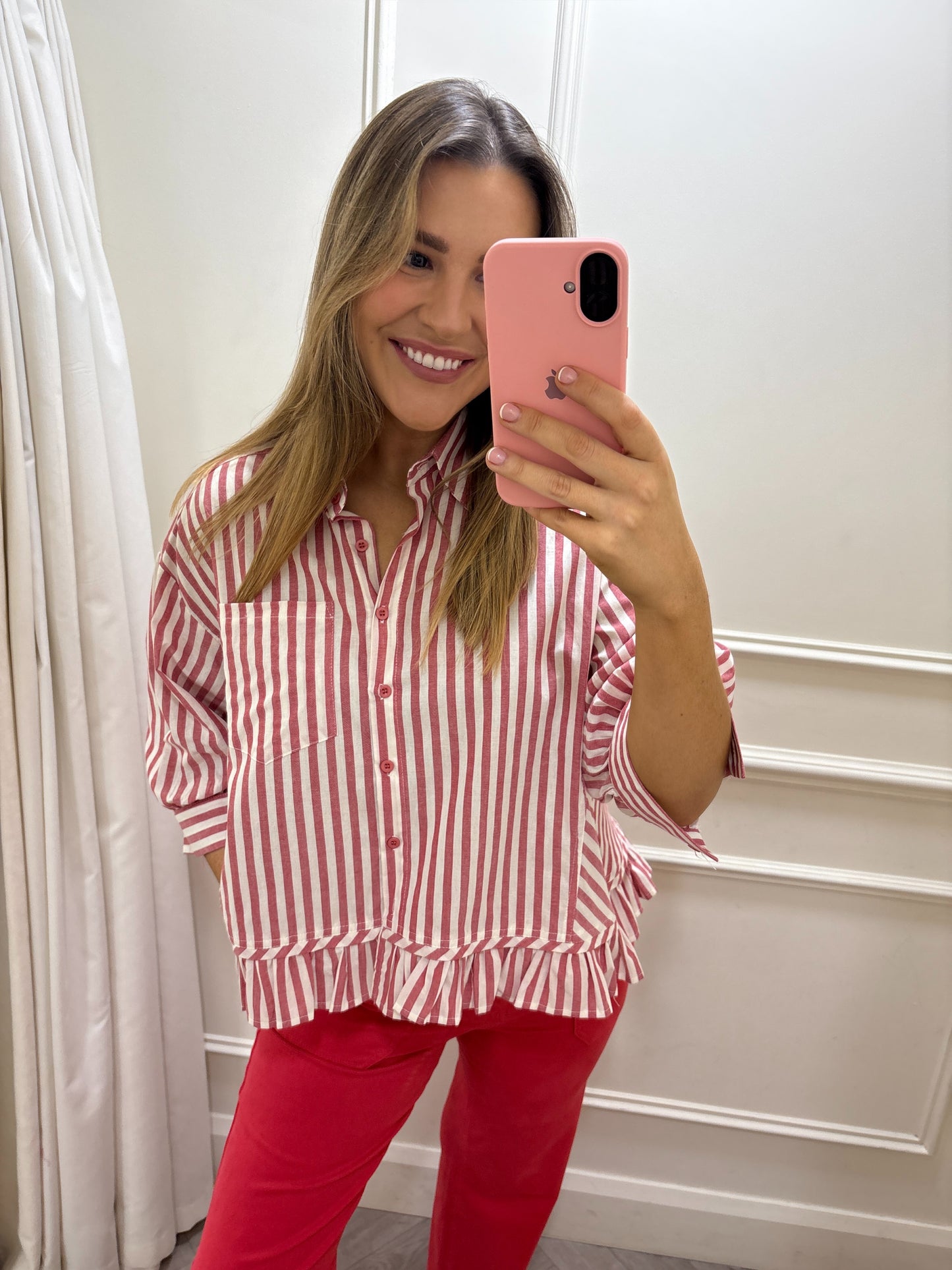 Annalise Top Red