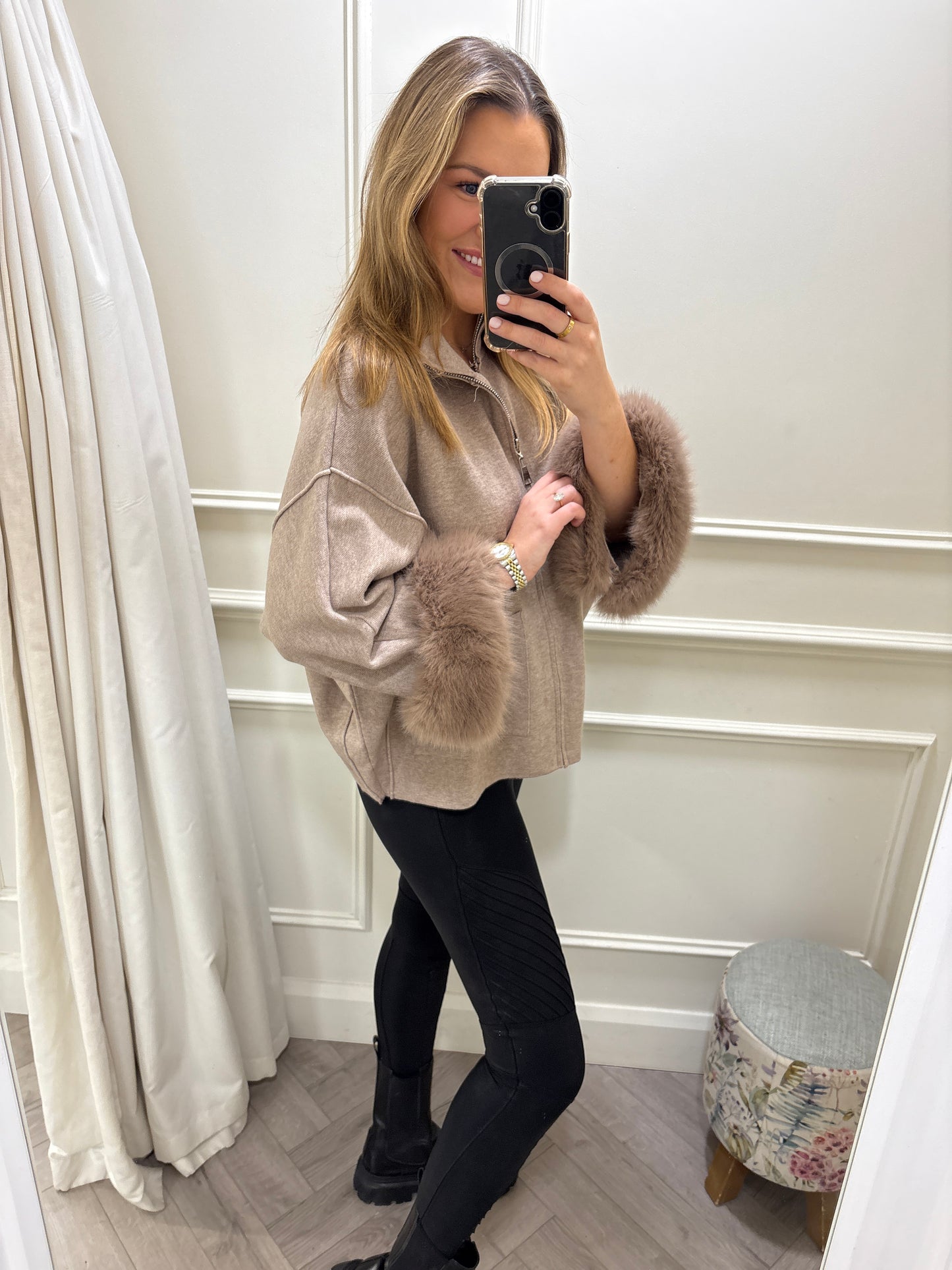 Lori Cardigan Knit Bisque