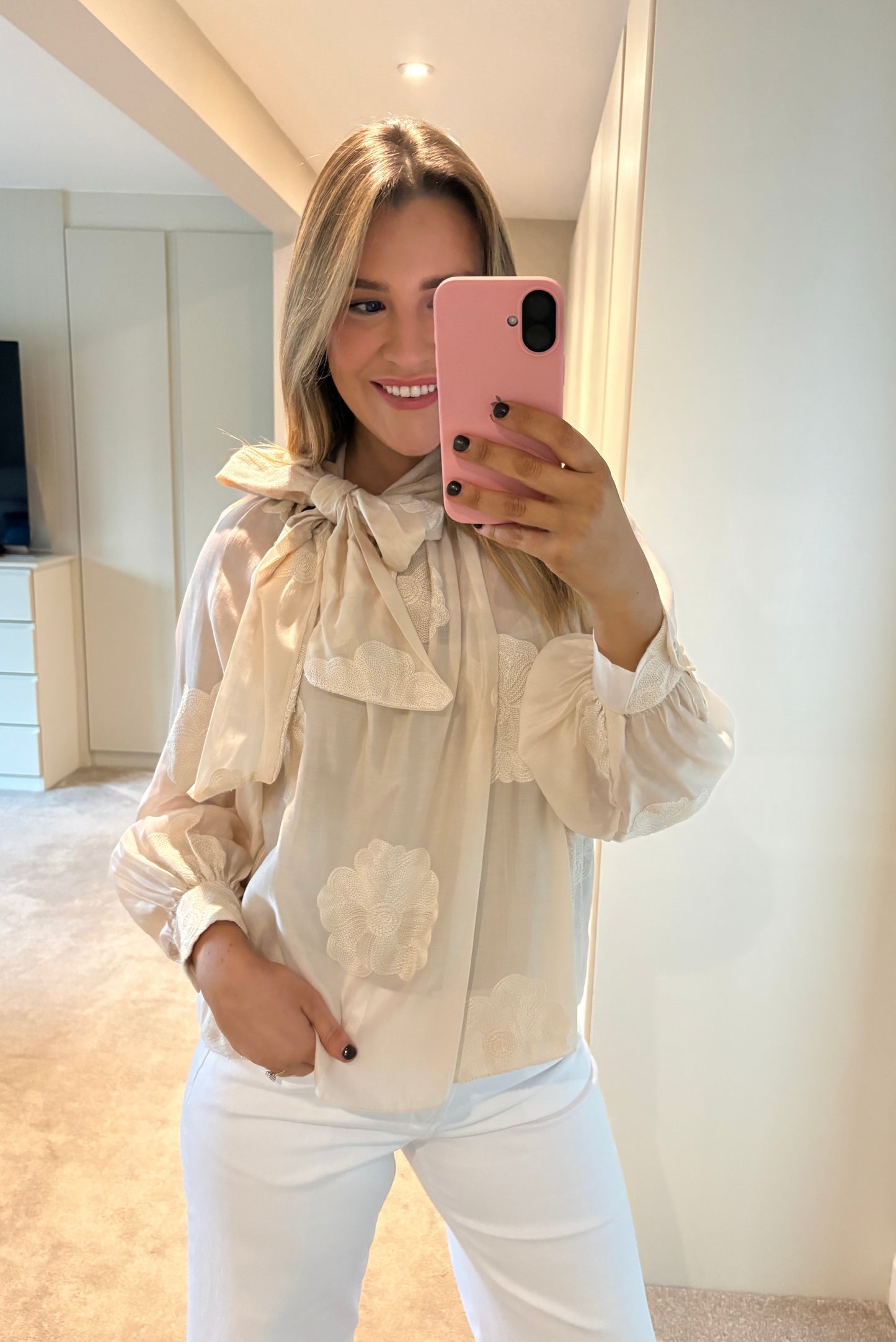 Charli Top Beige