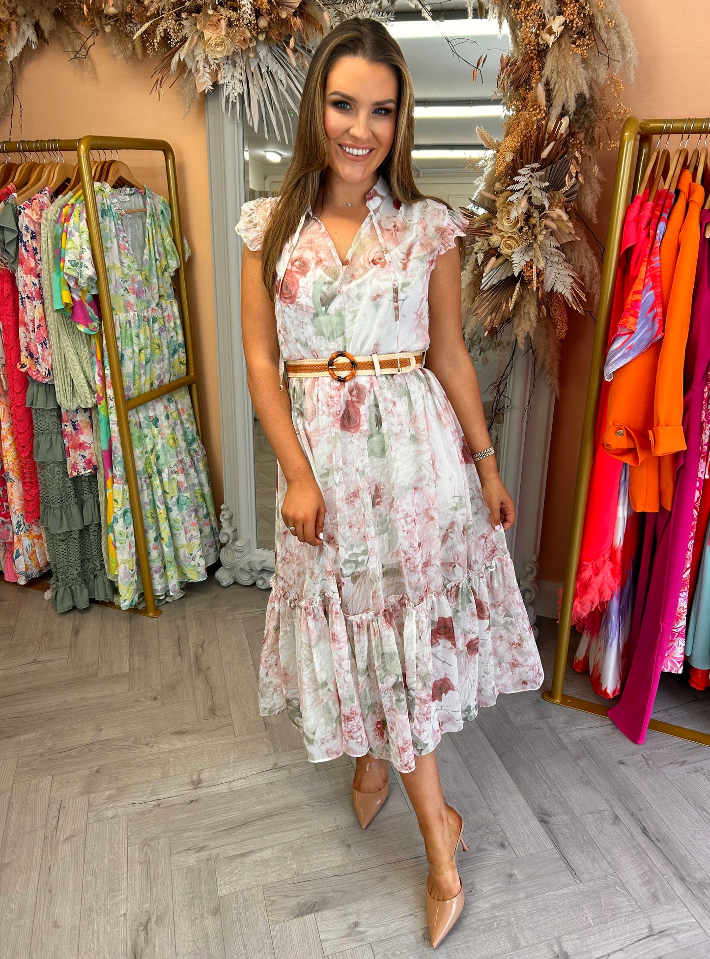 Beth Floral Dress