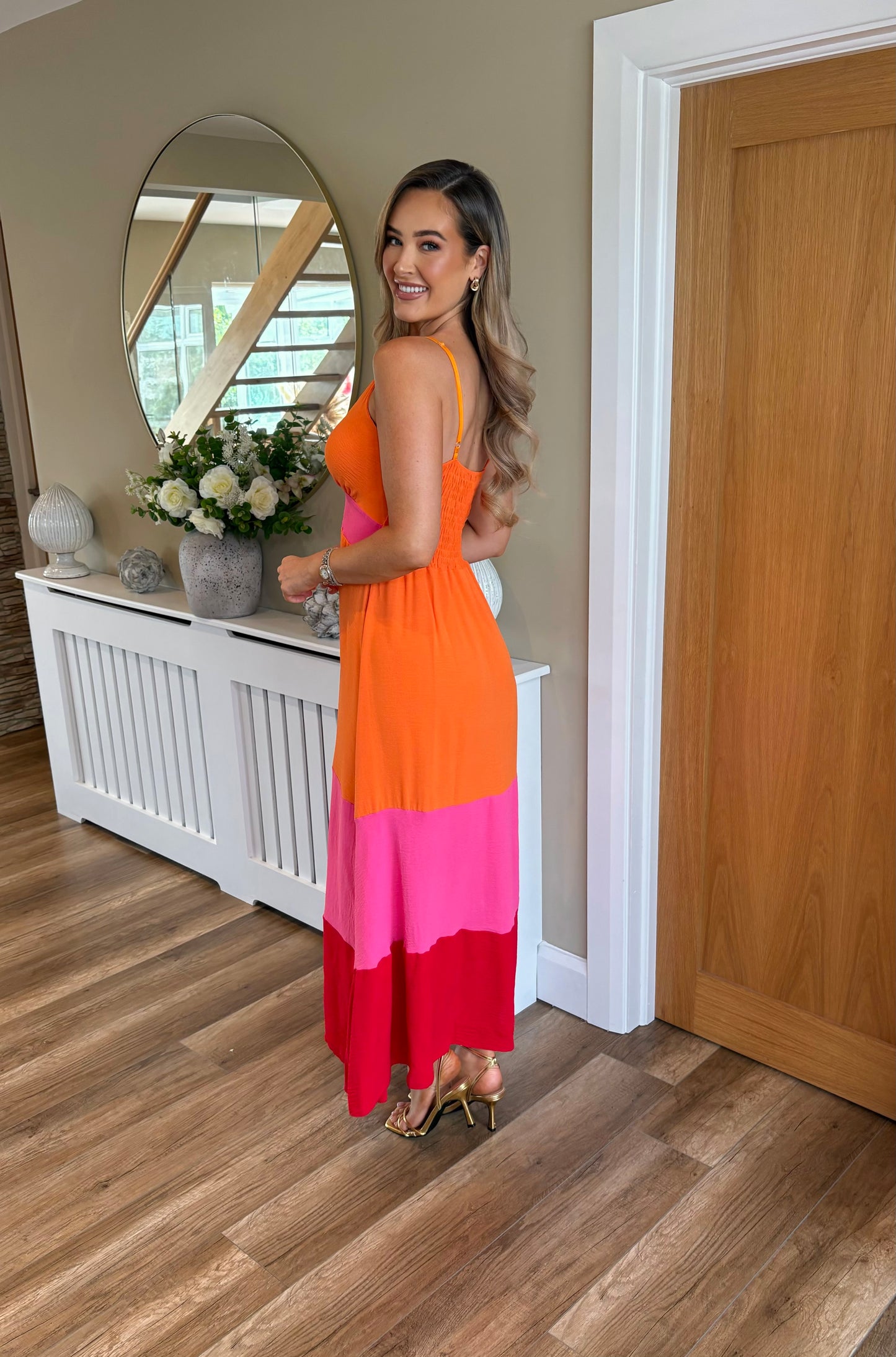 Priya Dress Orange