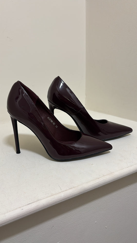 Sal Heel Burgundy