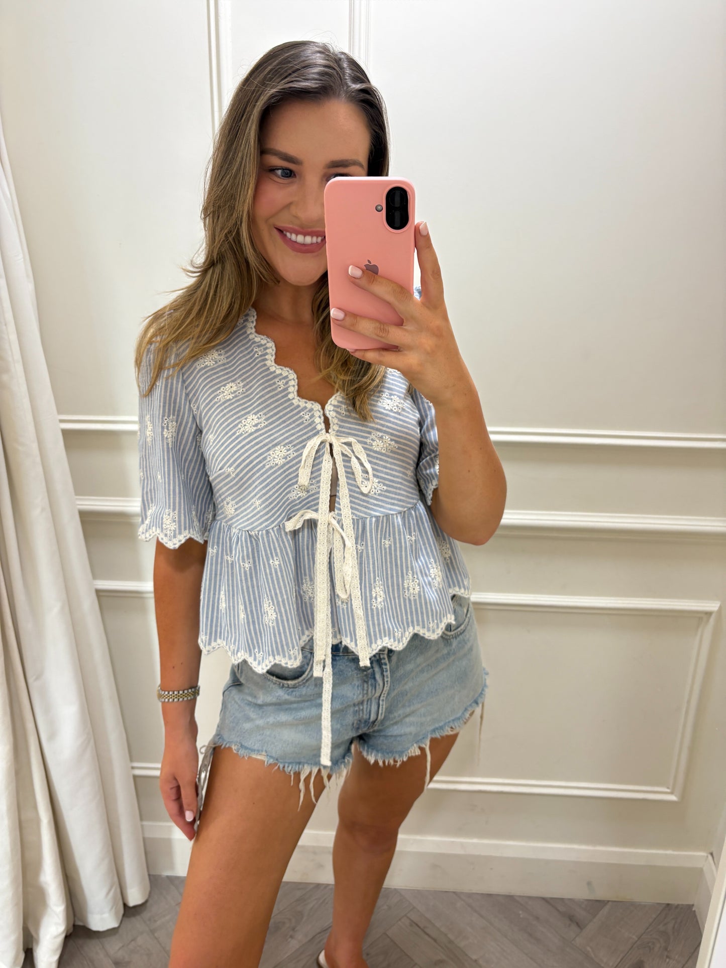 Daisy Top Blue