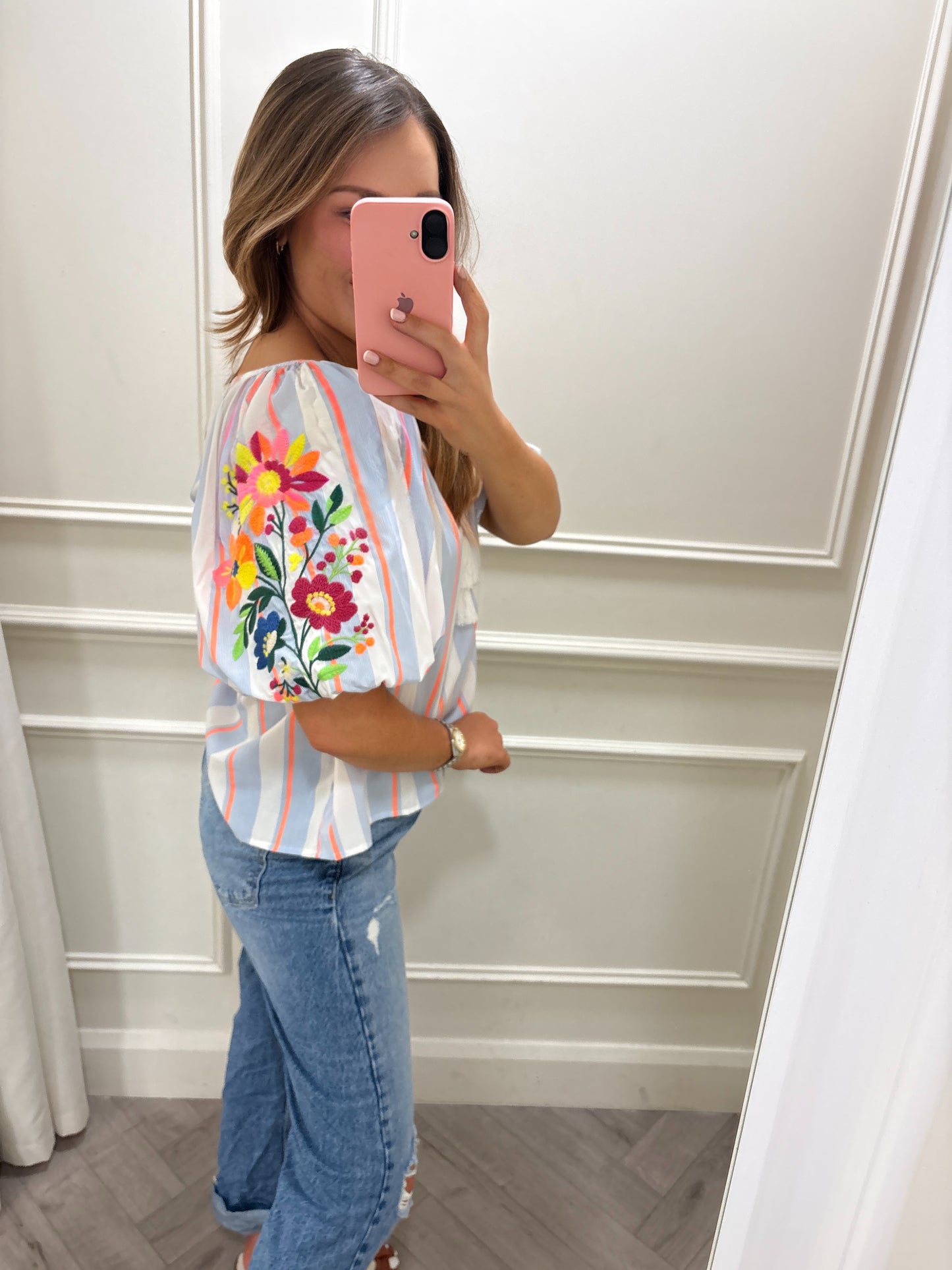 Charli Top Orange
