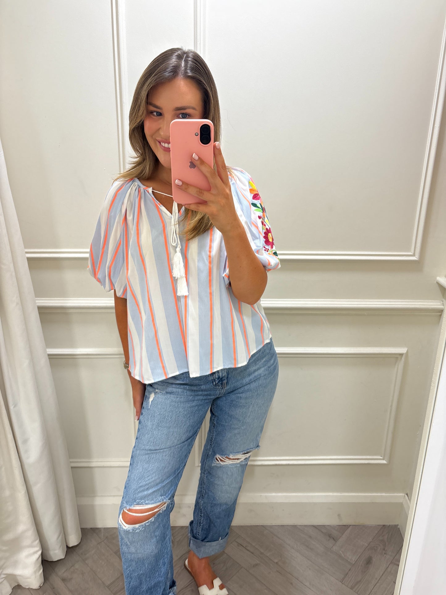 Charli Top Orange