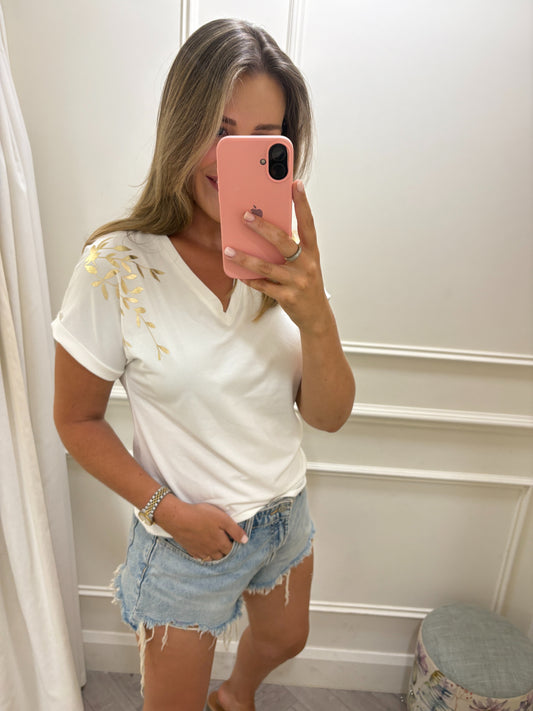 Georgia Gold Leaf Tee