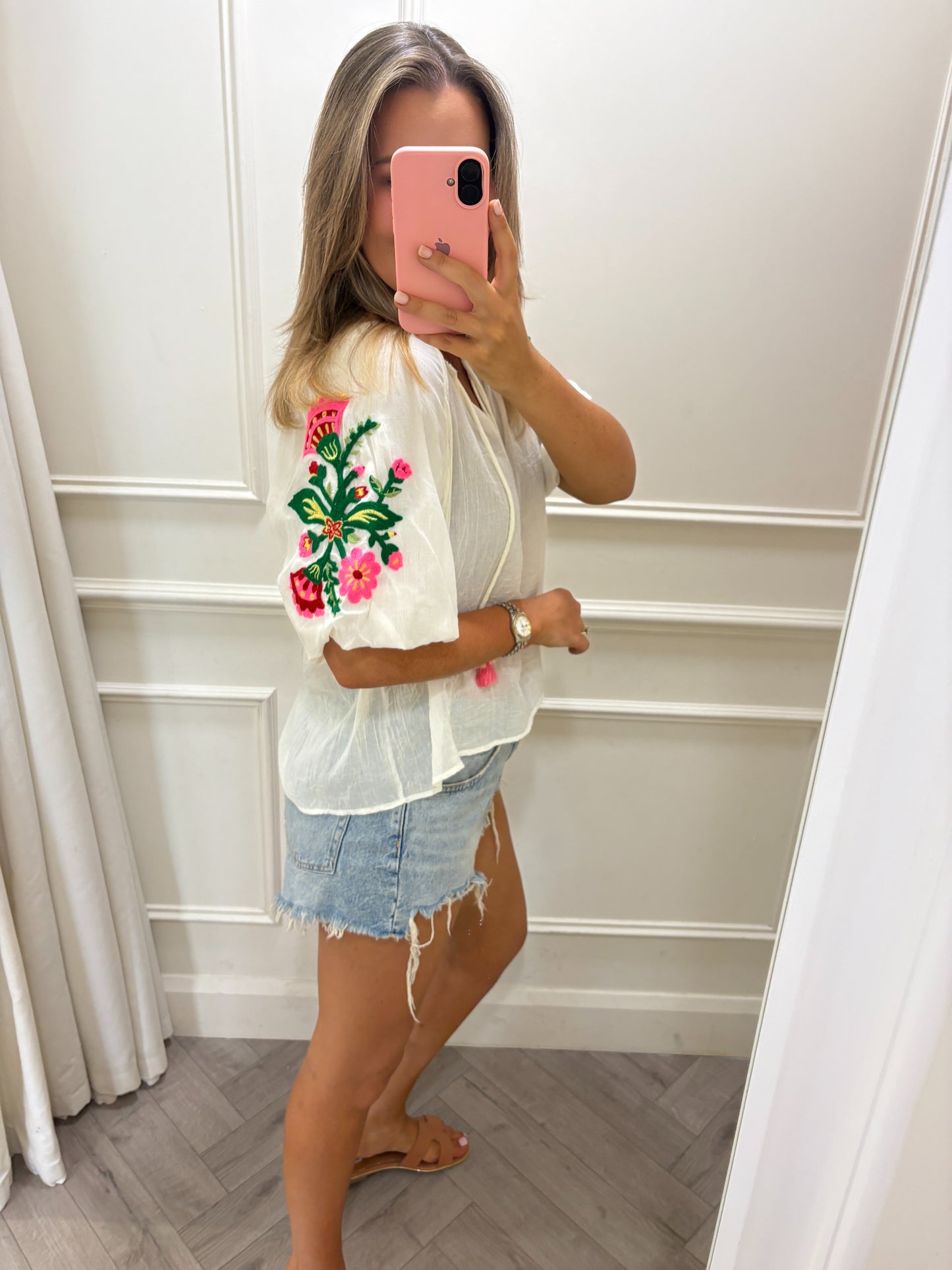 Dayna Top White