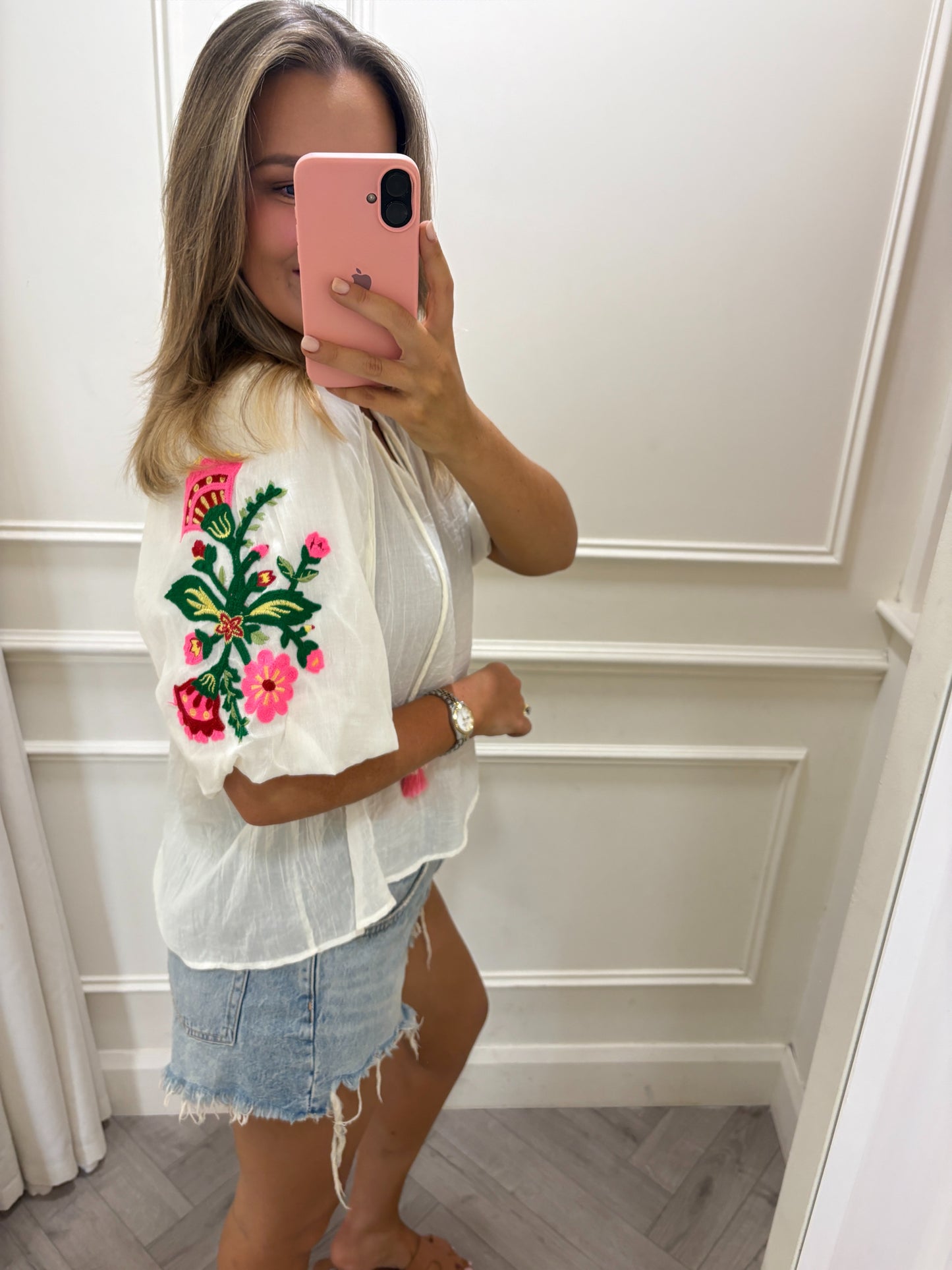 Dayna Top White