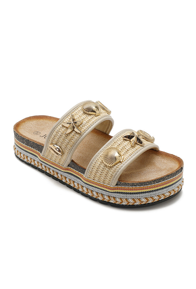 Shelly Platform Sandal
