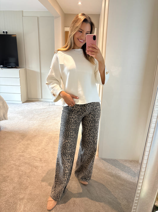 Zella Jeans Leopard Print