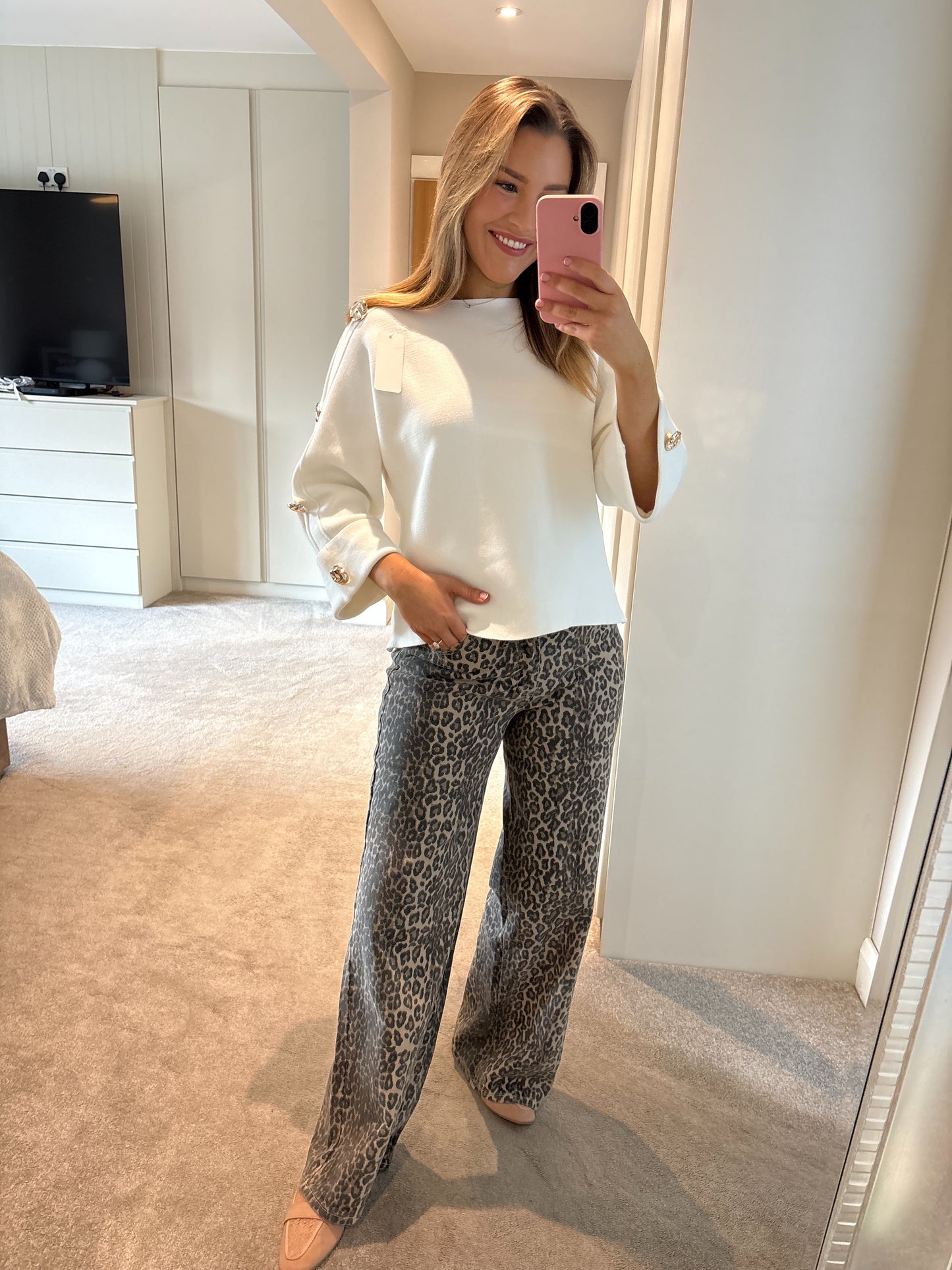 Zella Jeans Leopard Print