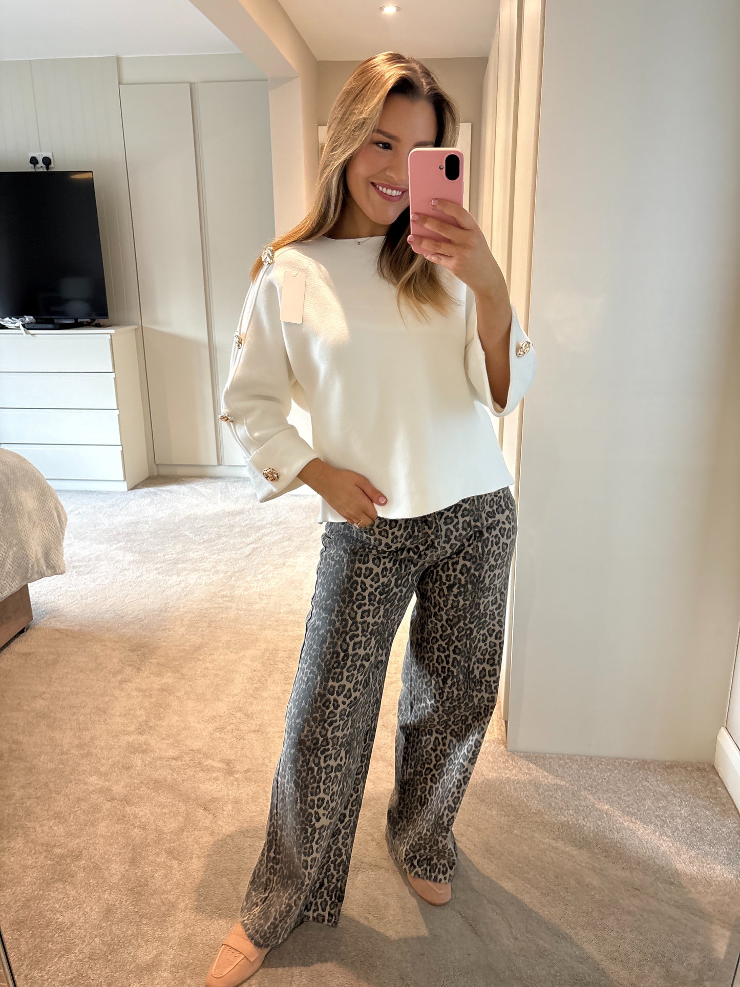 Zella Jeans Leopard Print
