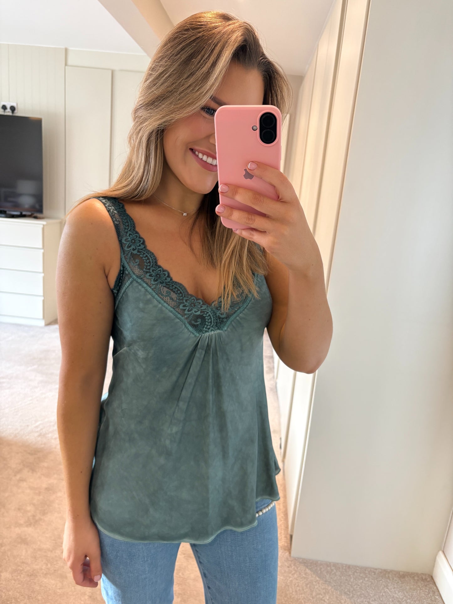 Nessa Top Teal