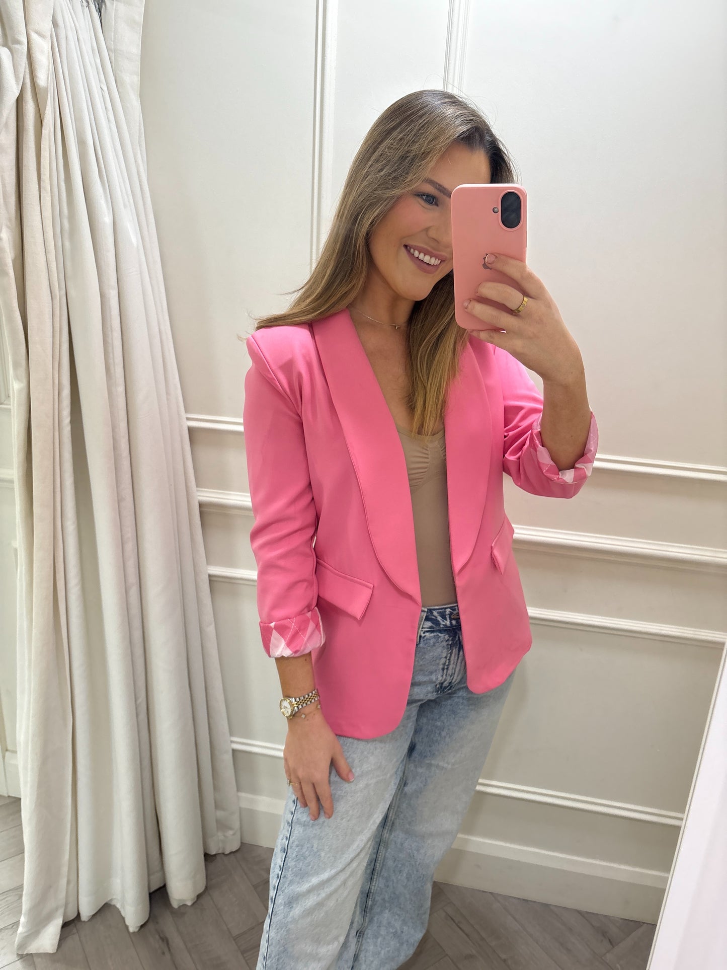 Meika Blazer Pink