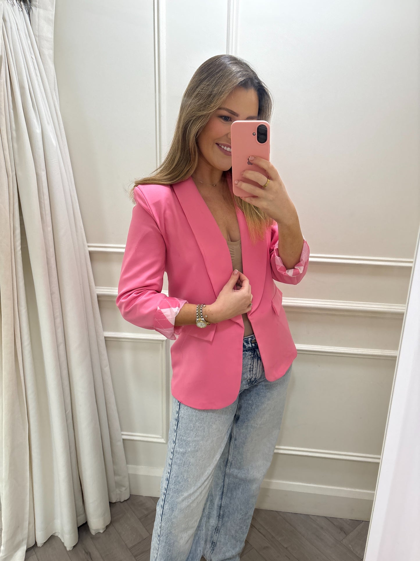 Meika Blazer Pink