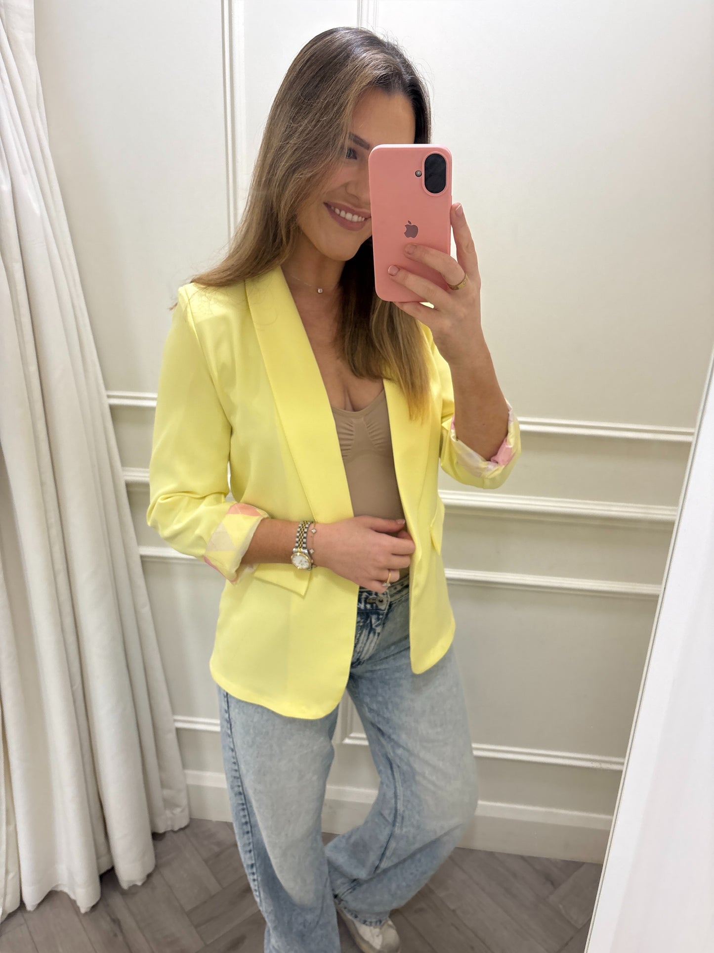Meika Blazer Yellow
