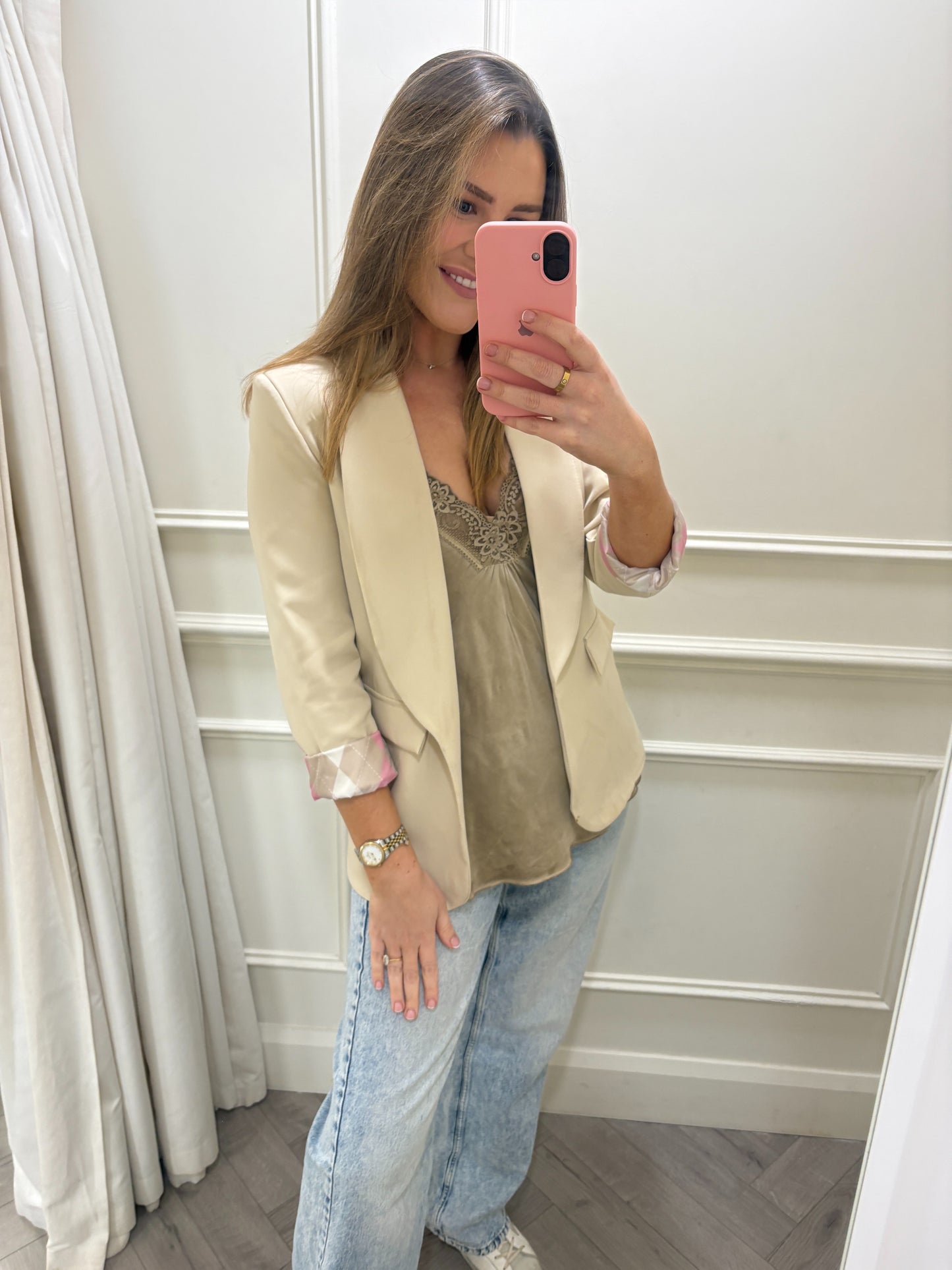 Meika Blazer Beige