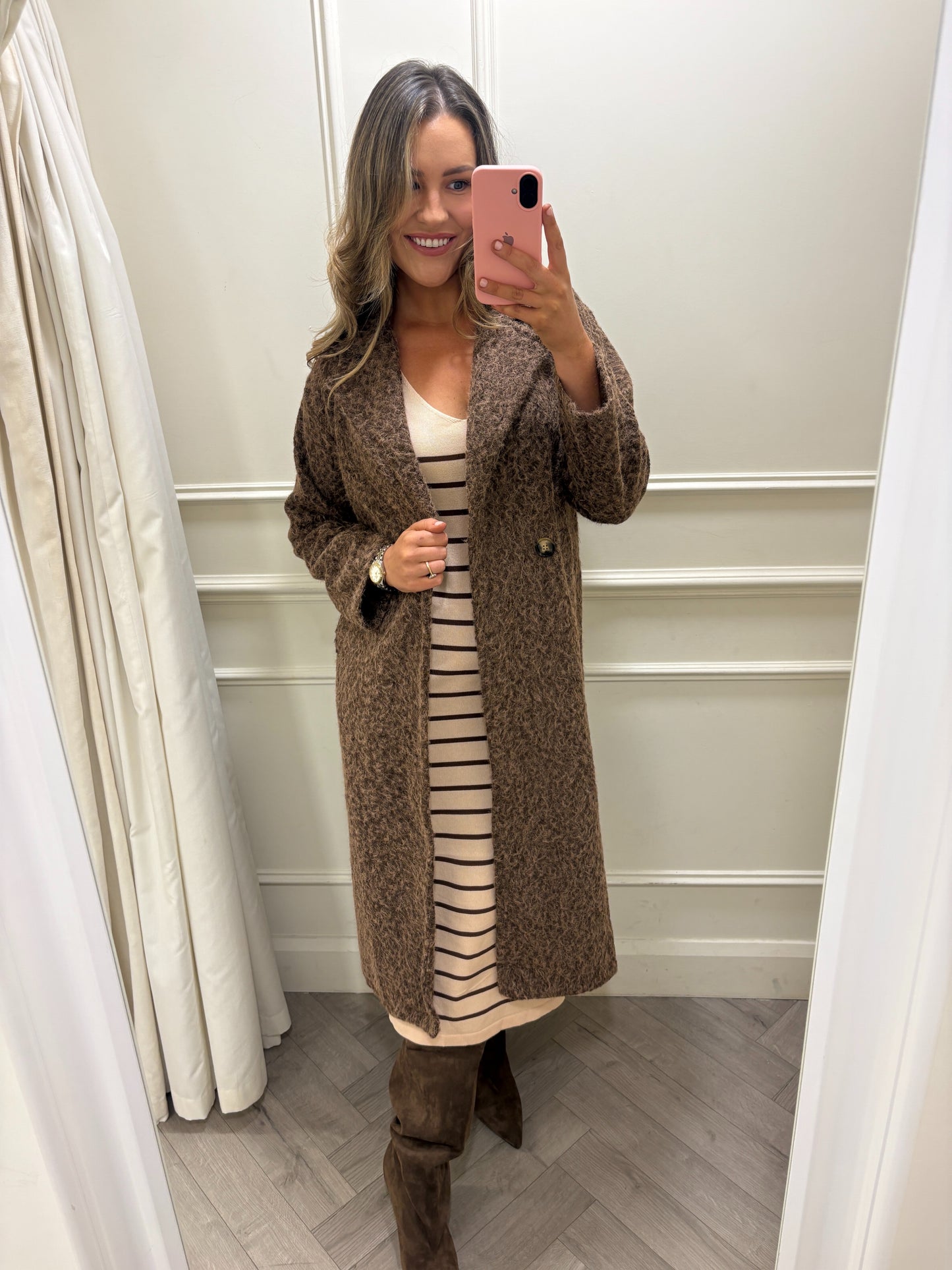Khloe Coat Brown