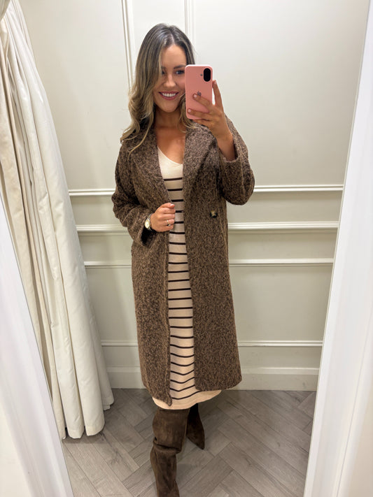 Khloe Coat Brown