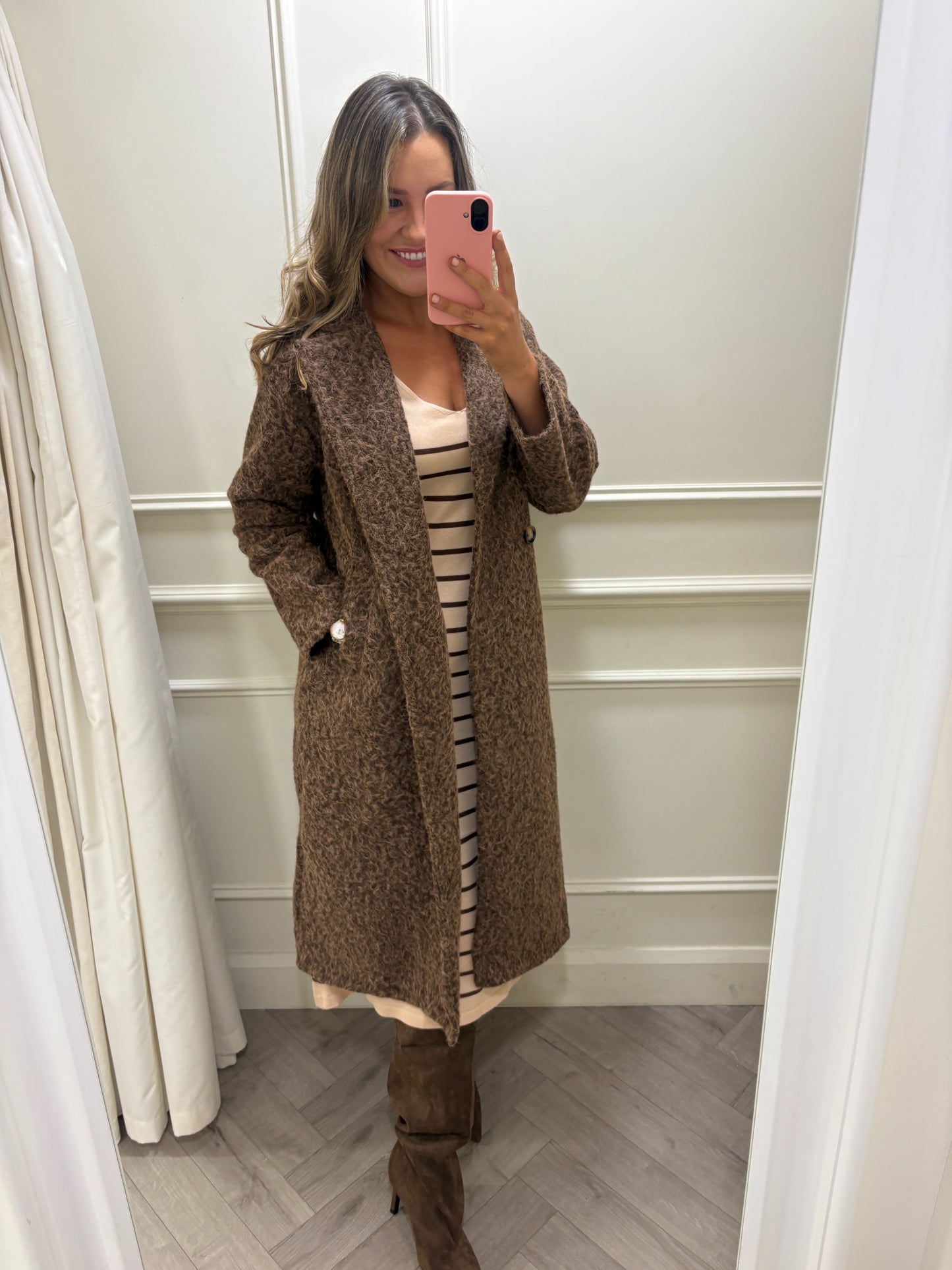 Khloe Coat Brown