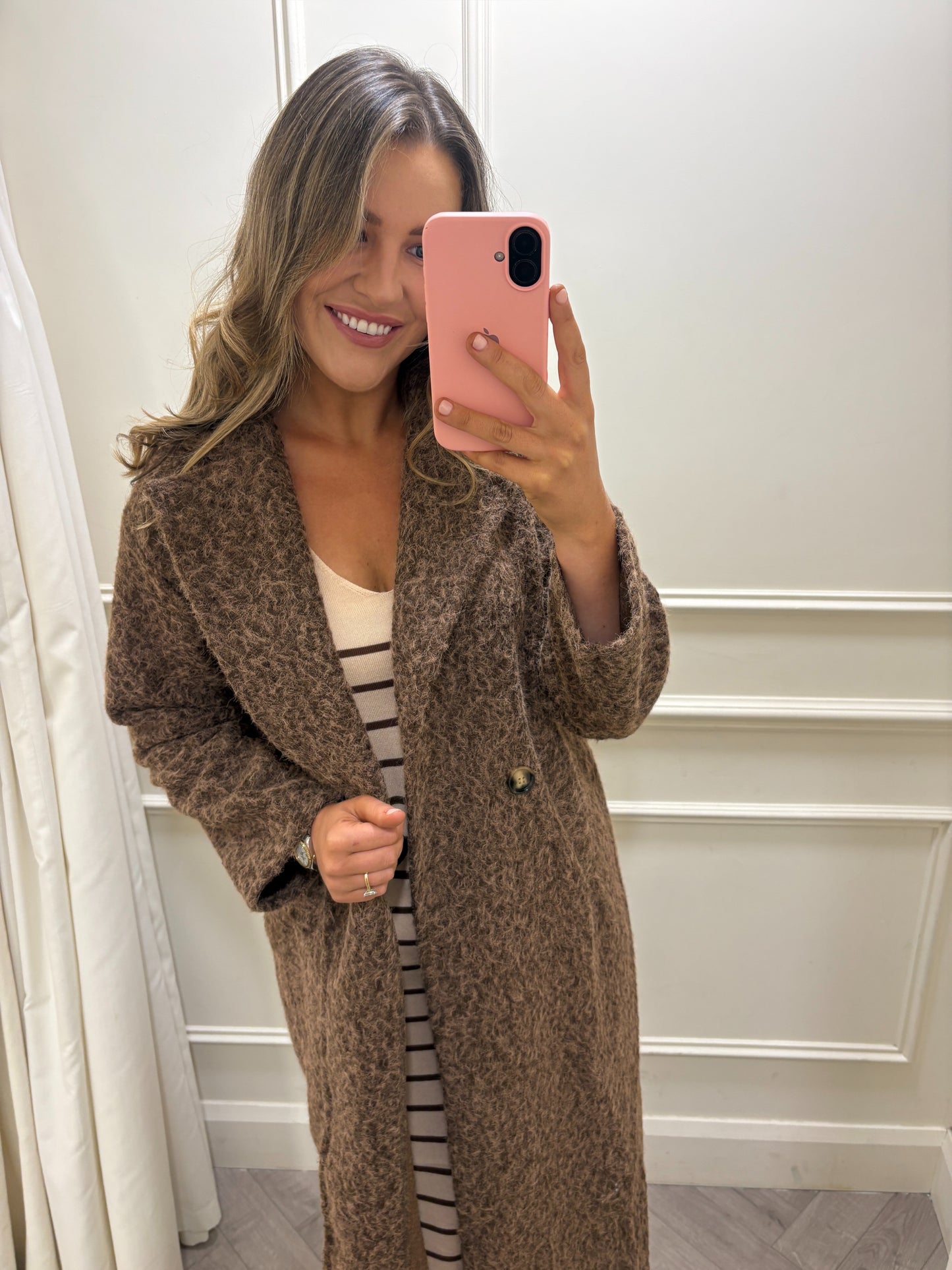 Khloe Coat Brown